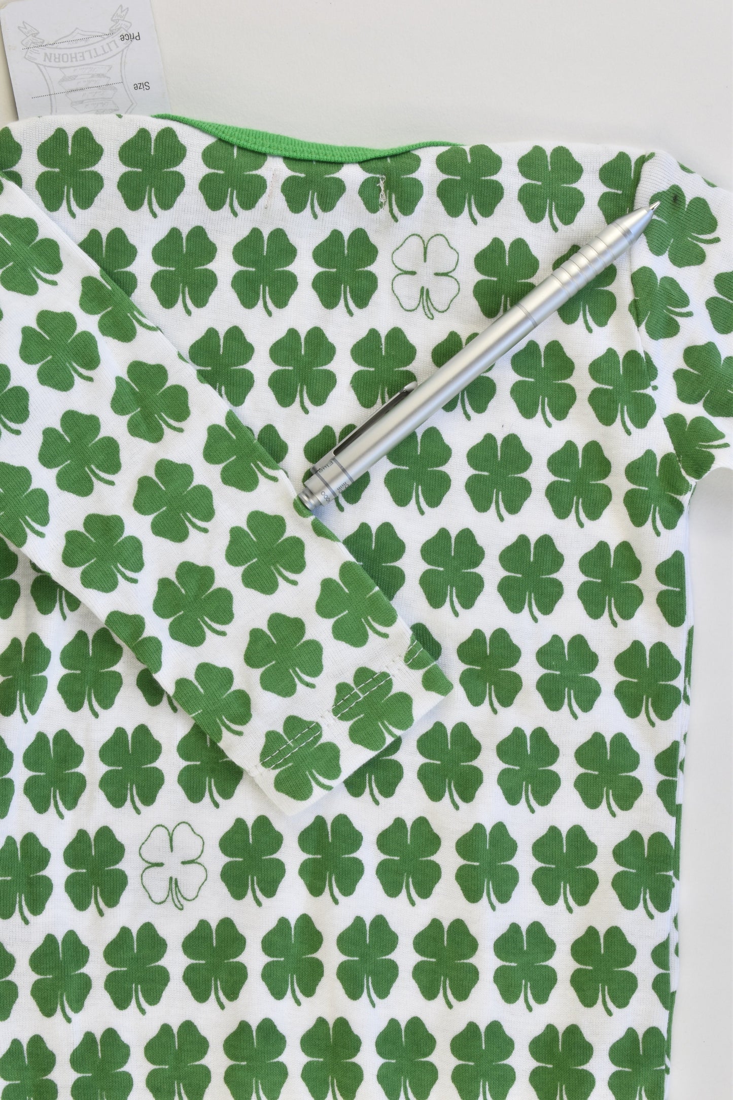 NEW Littlehorn Size 0 (9-12 months) Clover Bodysuit