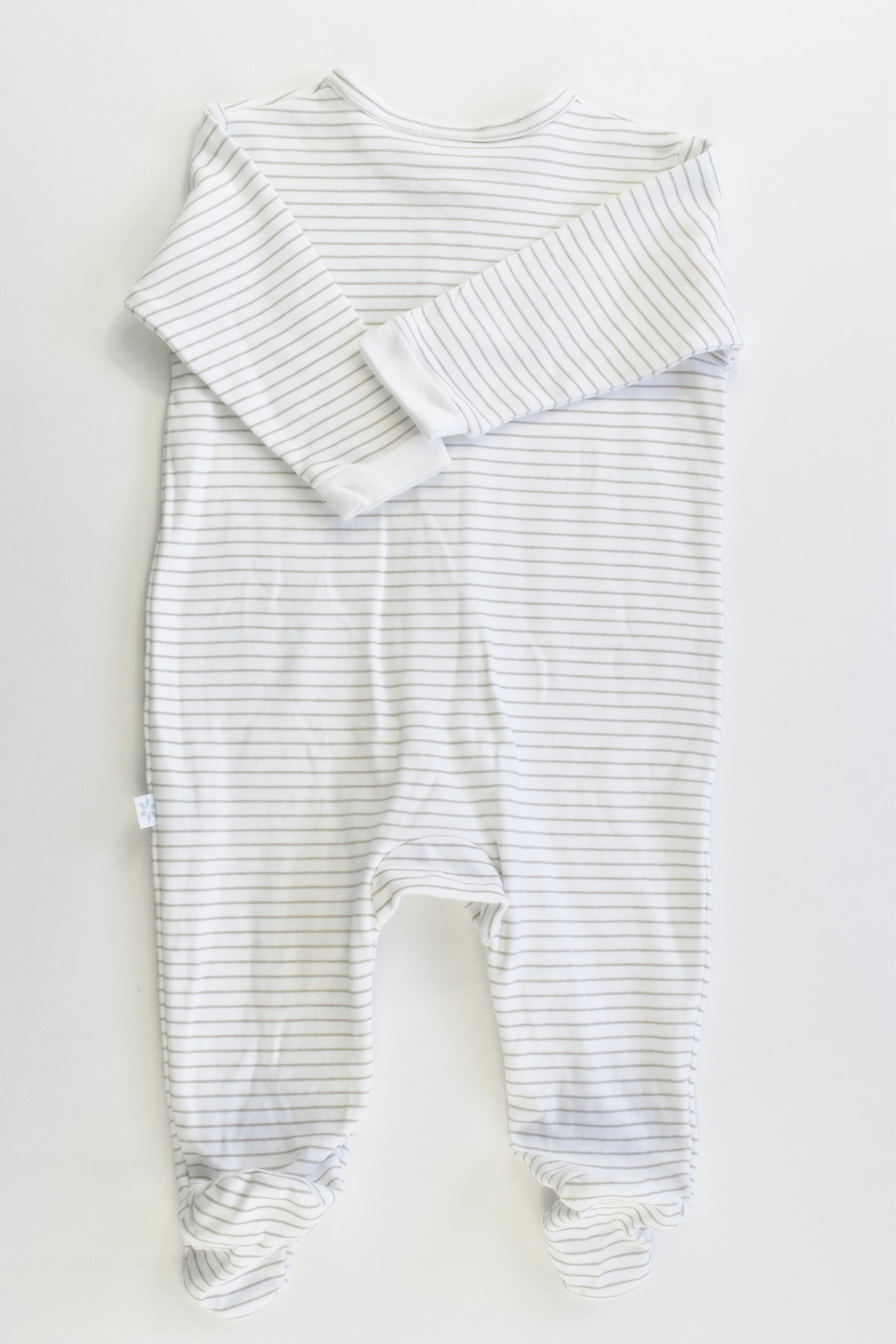 NEW Marquise Size 00 (3-6 months) Striped Footed Romper