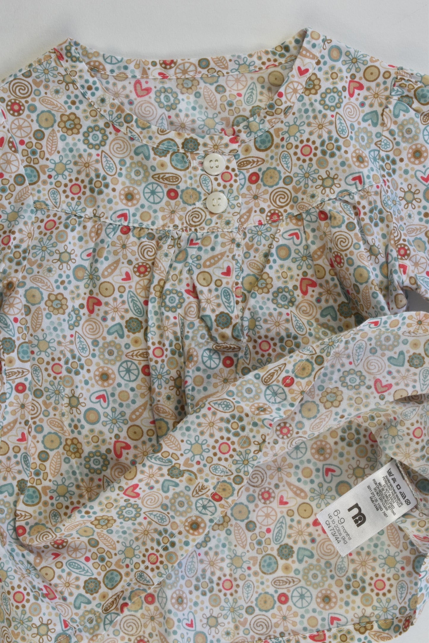 NEW Mothercare Size 6-9 months (0) Liberty Print Blouse