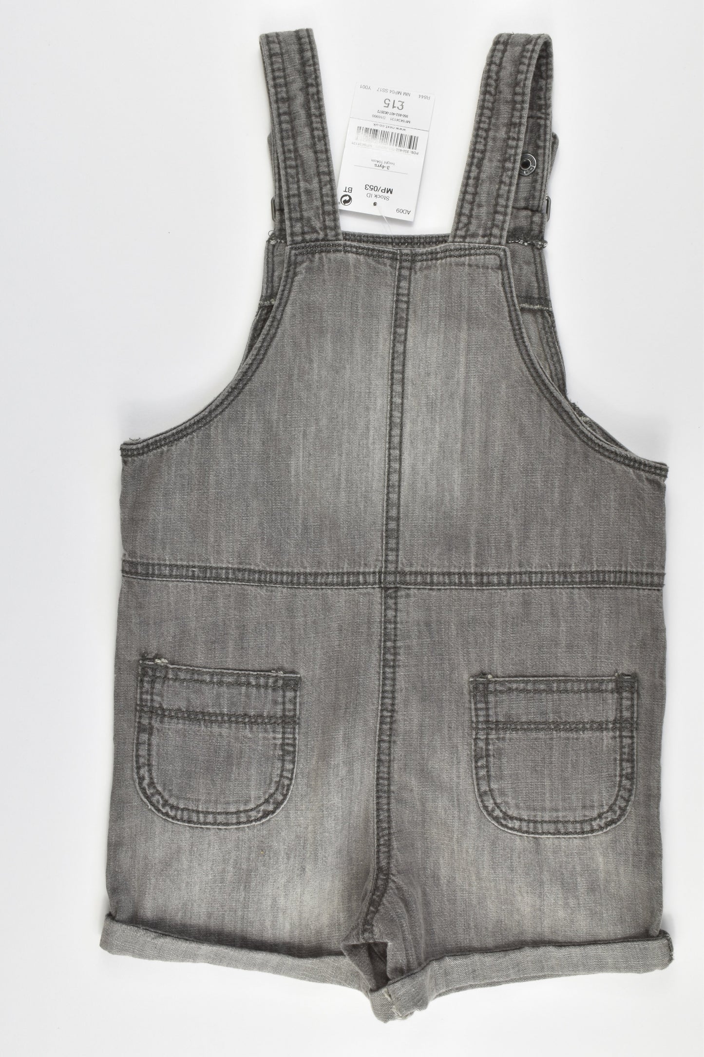 NEW Next Size 3-4 (104 cm) Soft Racoon Overalls