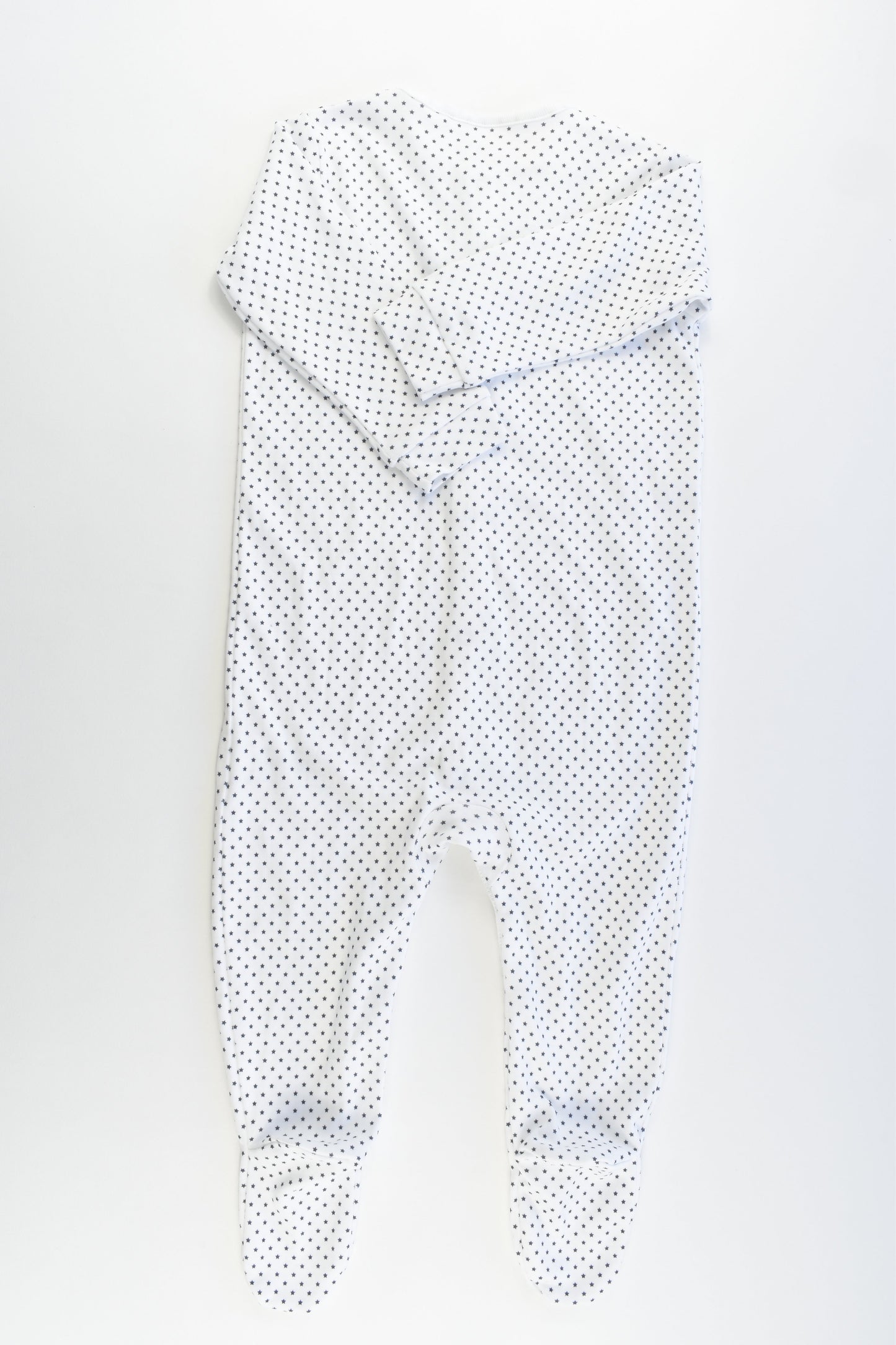NEW Next (UK) Size 0-1 (9-12 months) Stars Footed Romper