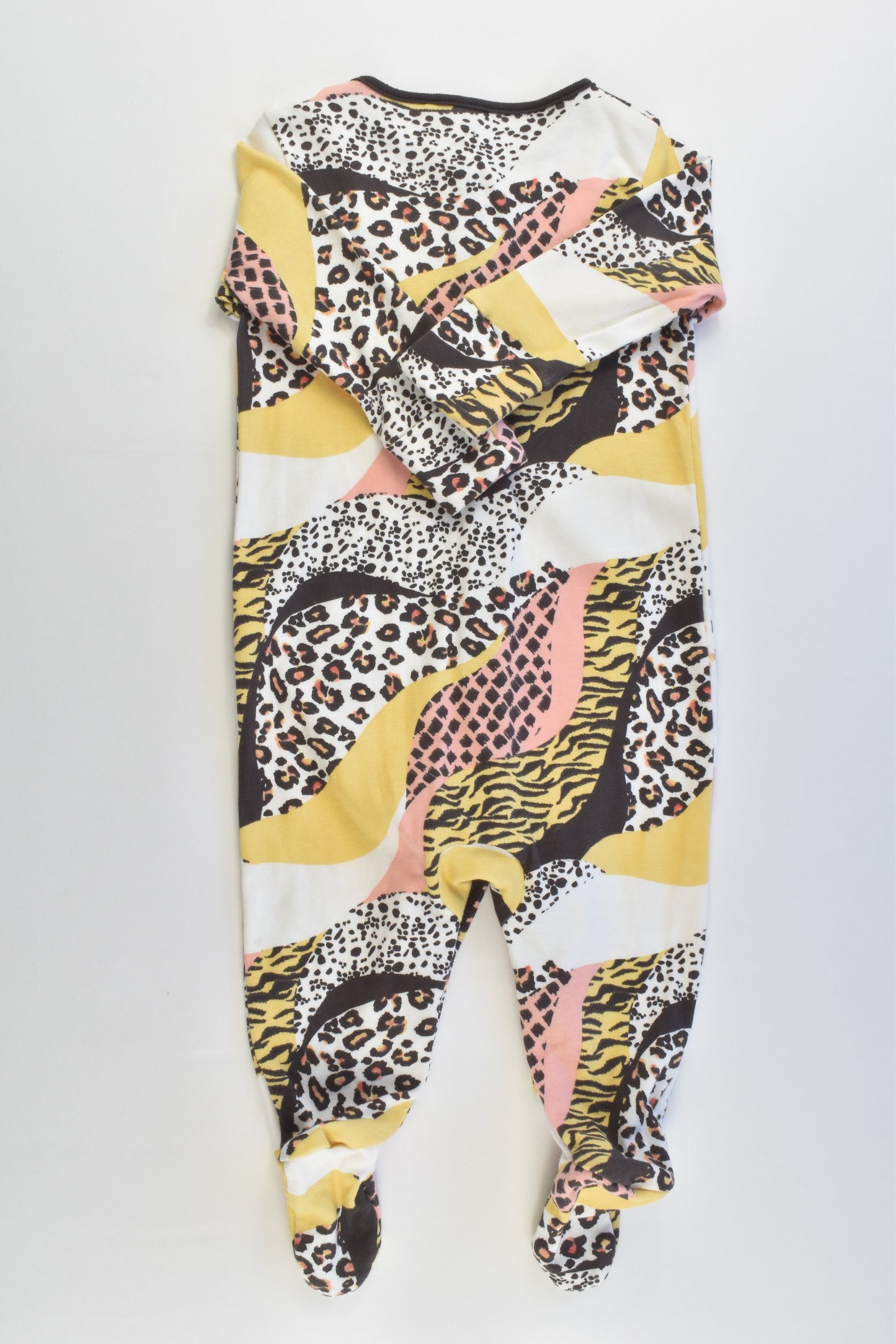 NEW Next (UK) Size 00 (3-6 months) Animal Print Footed Romper