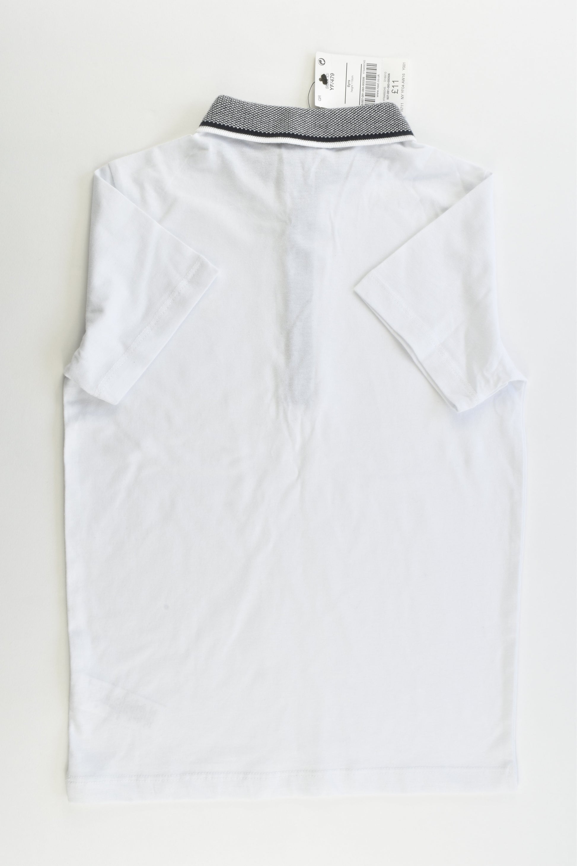 NEW Next (UK) Size 6 (116 cm) Collared T-shirt