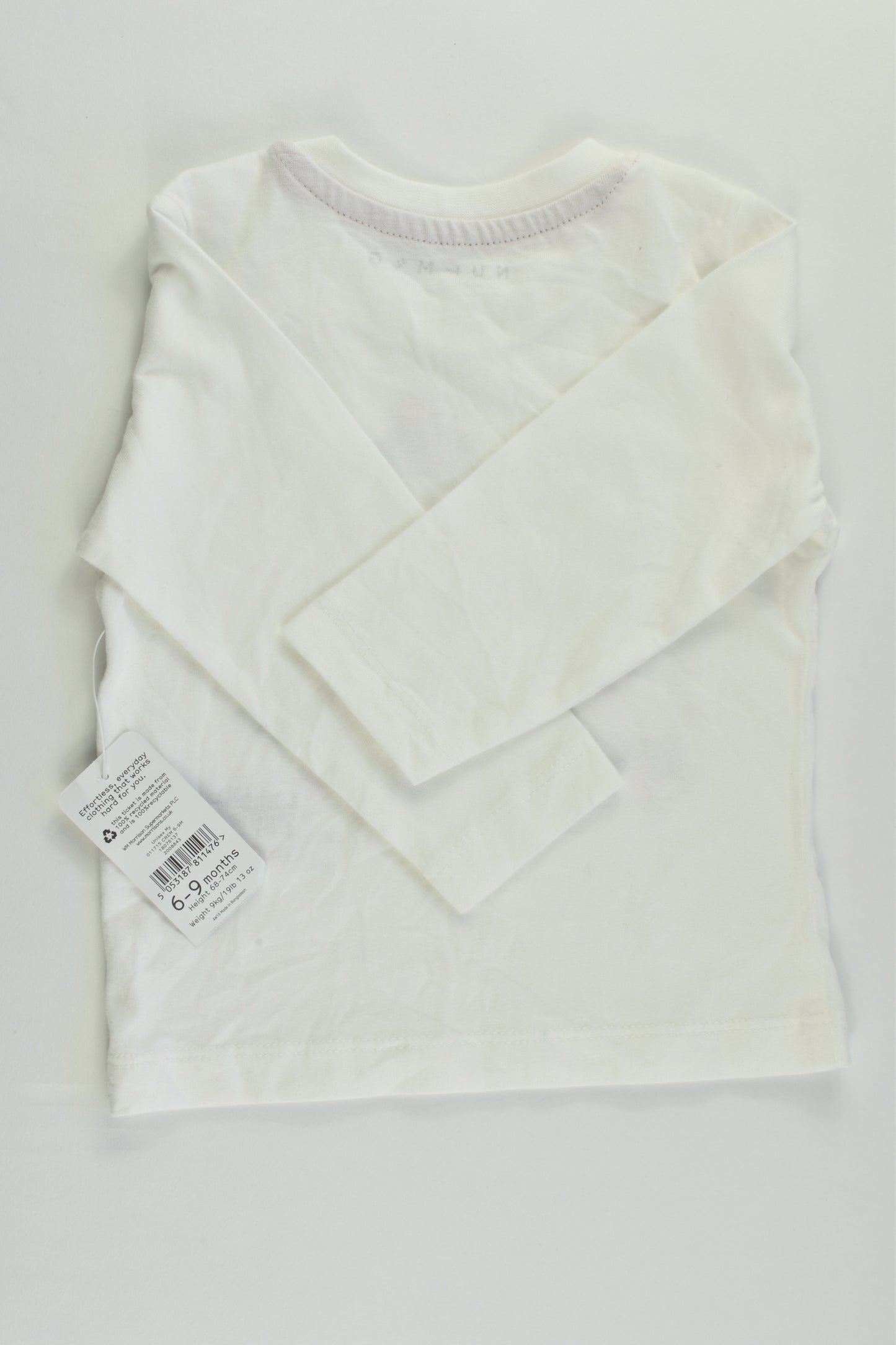 NEW Nutmeg Size 0 (6-9 months, 68-74 cm) 'My First Christmas Ever' Top