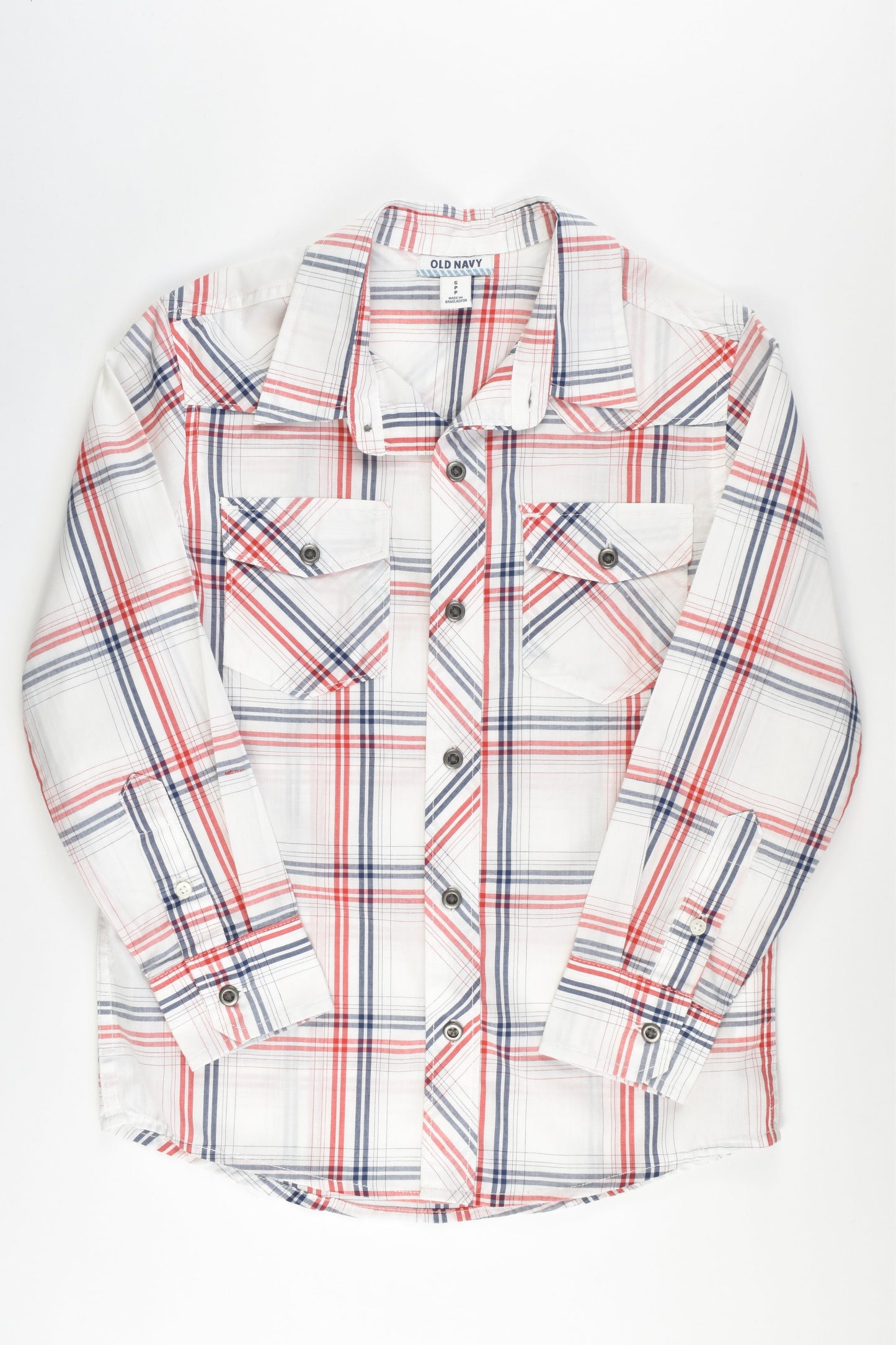 NEW Old Navy Size 7-8 Collared Shirt