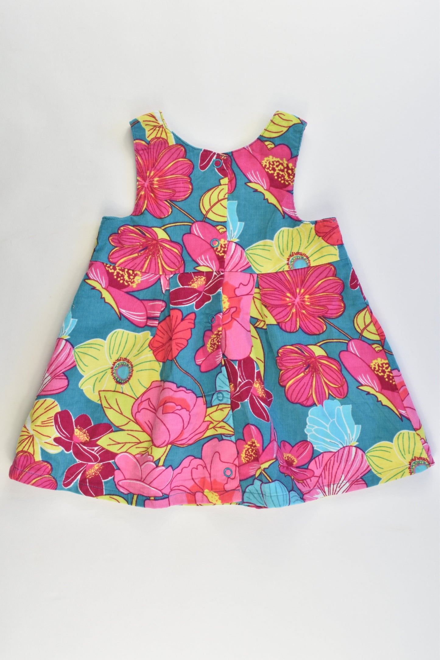 NEW Orchestra France Size 9 months (71 cm) Lined Stretchy Floral Cord Dress