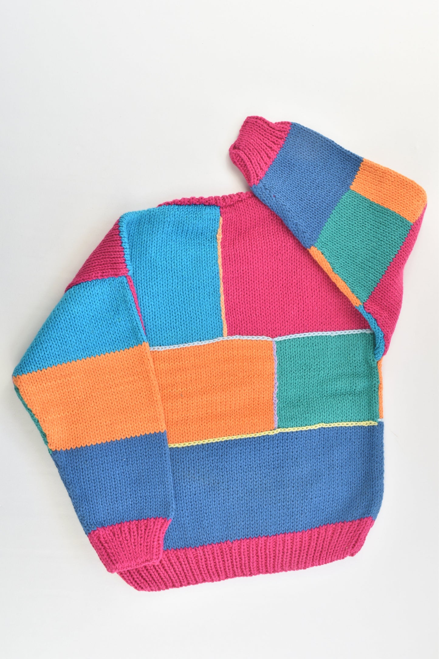 NEW Peruvian Handmade Size 4 Thick Cotton Jumper