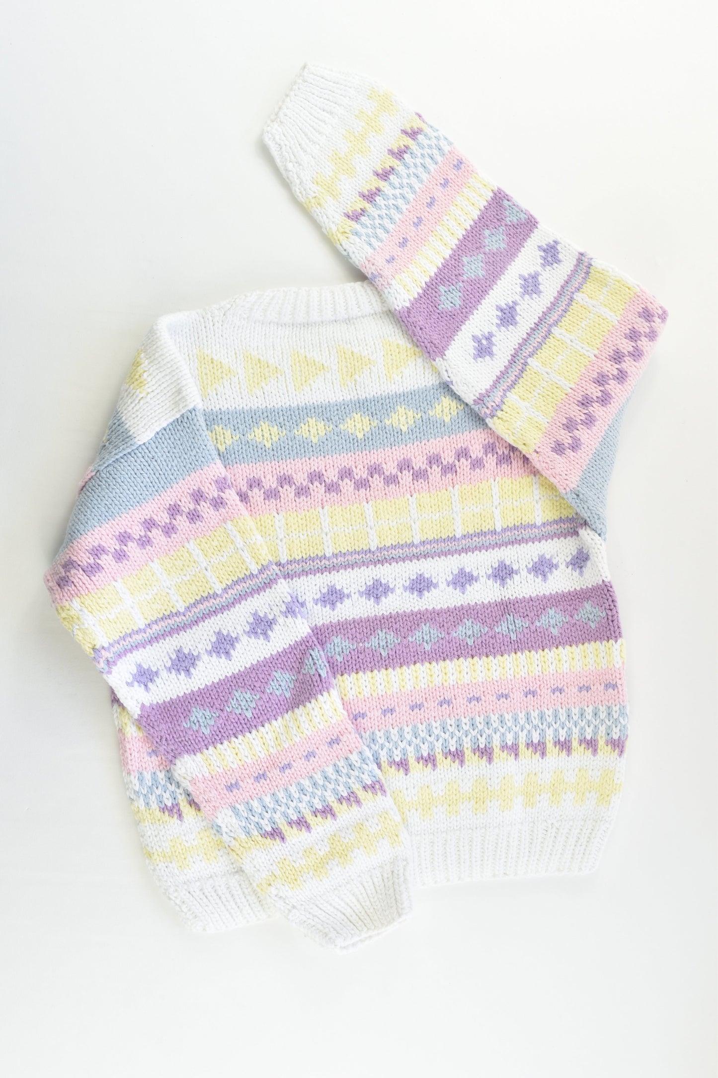 NEW Peruvian Handmade Size 6 Thick Cotton Jumper