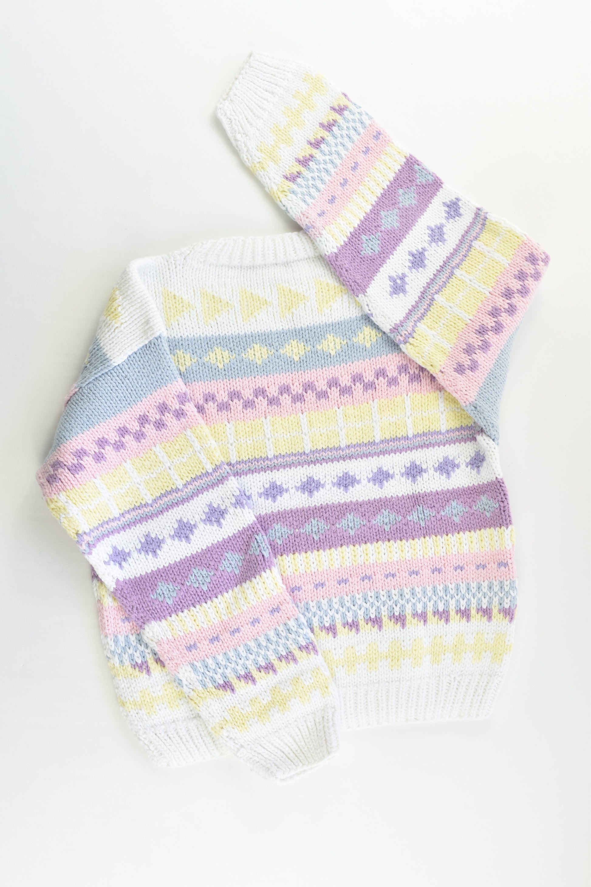 NEW Peruvian Handmade Size 6 Thick Cotton Jumper