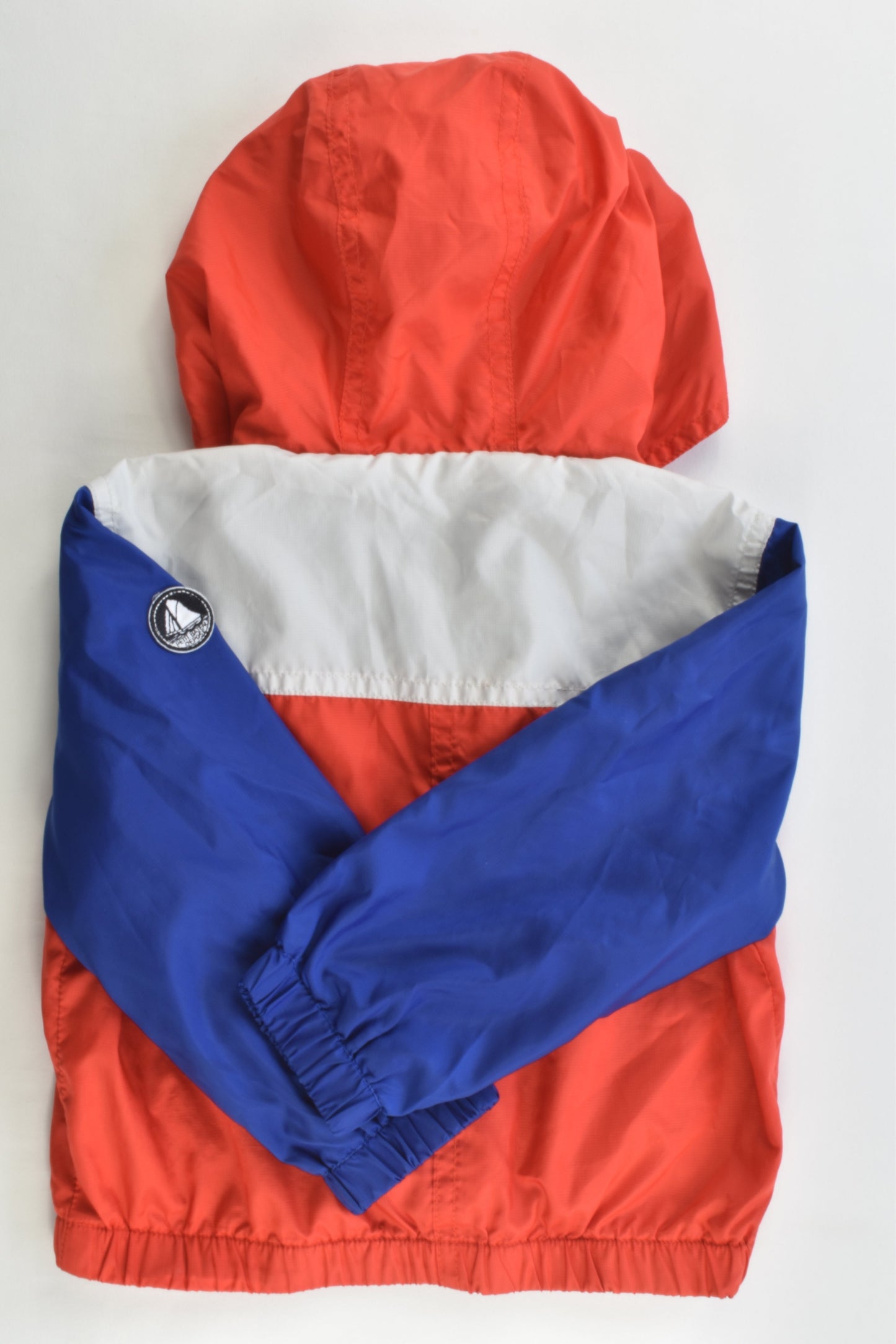 NEW Petit Bateau (France) Size 1 Lined Hooded Rain Jacket