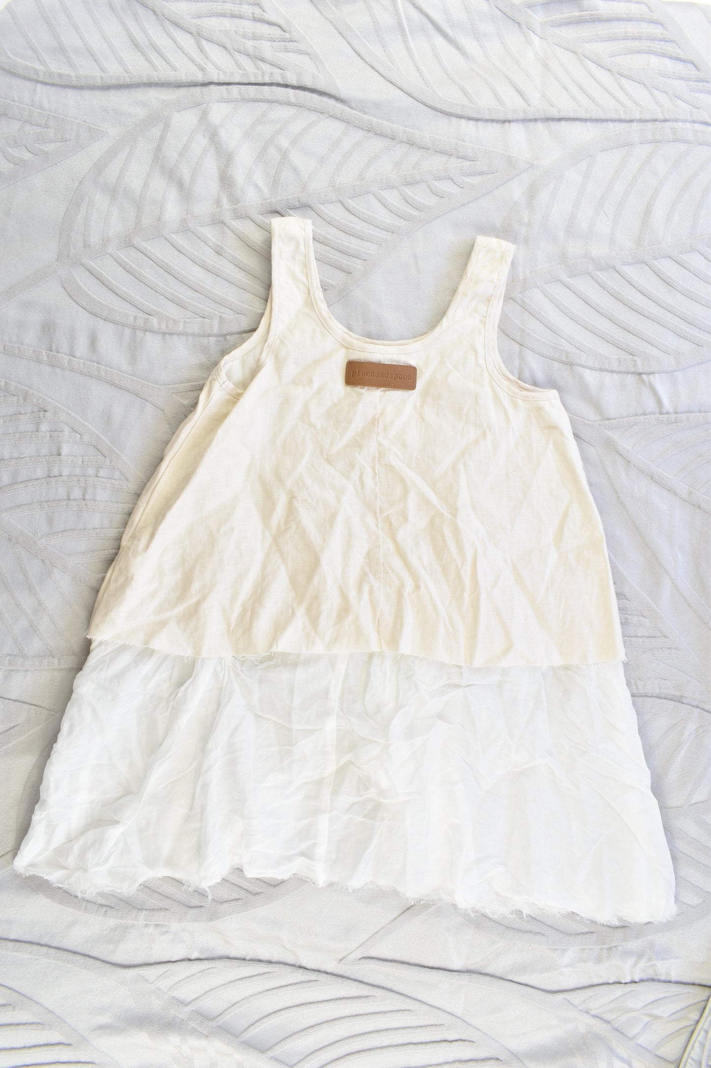 NEW Pinch and Spoon Linen/Silk Tunic Nude