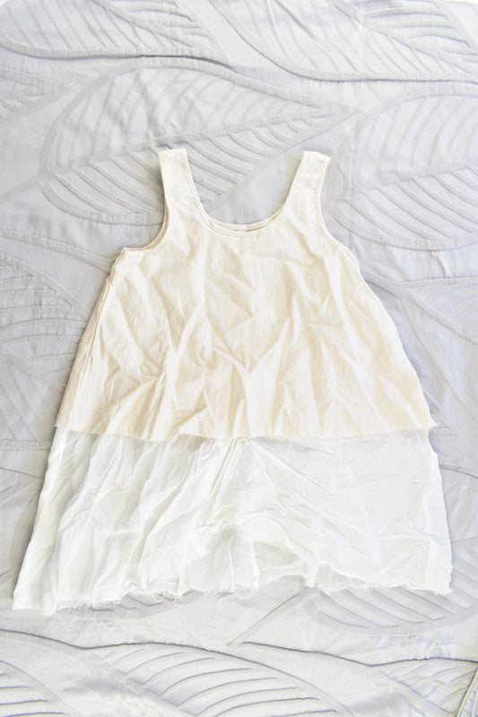 NEW Pinch and Spoon Linen/Silk Tunic Nude