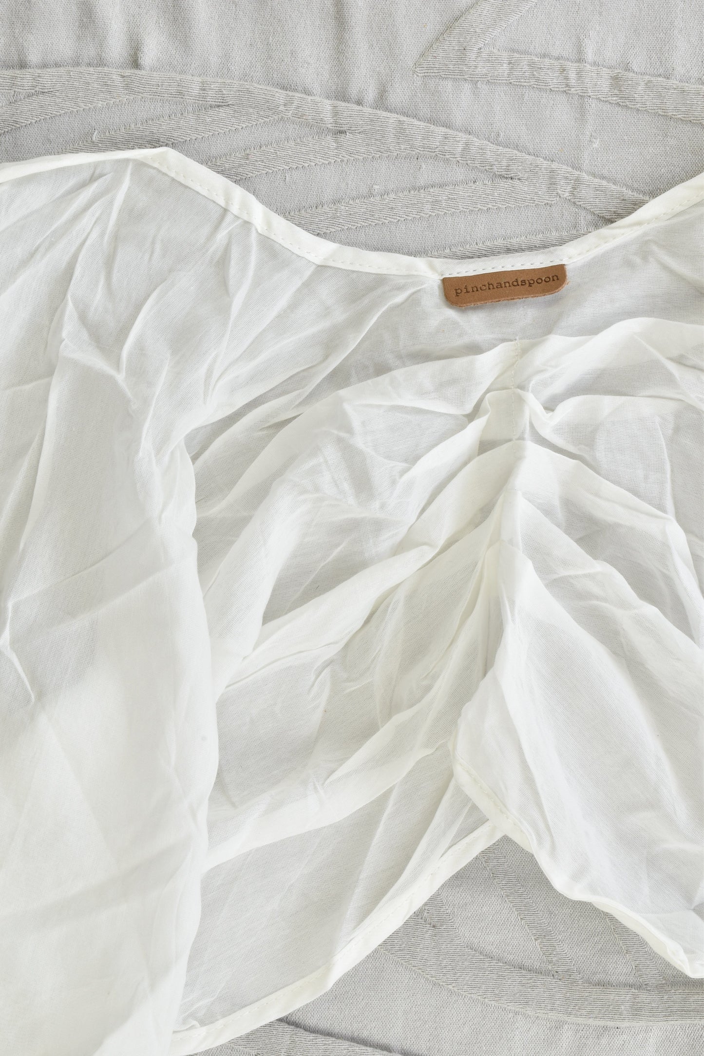 NEW Pinch and Spoon Silk/Cotton Bolero Nude