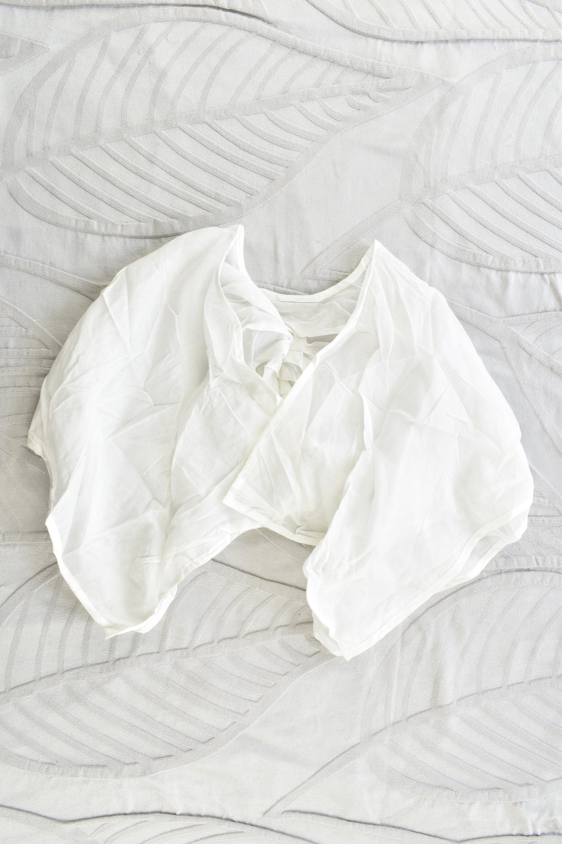 NEW Pinch and Spoon Silk/Cotton Bolero Nude