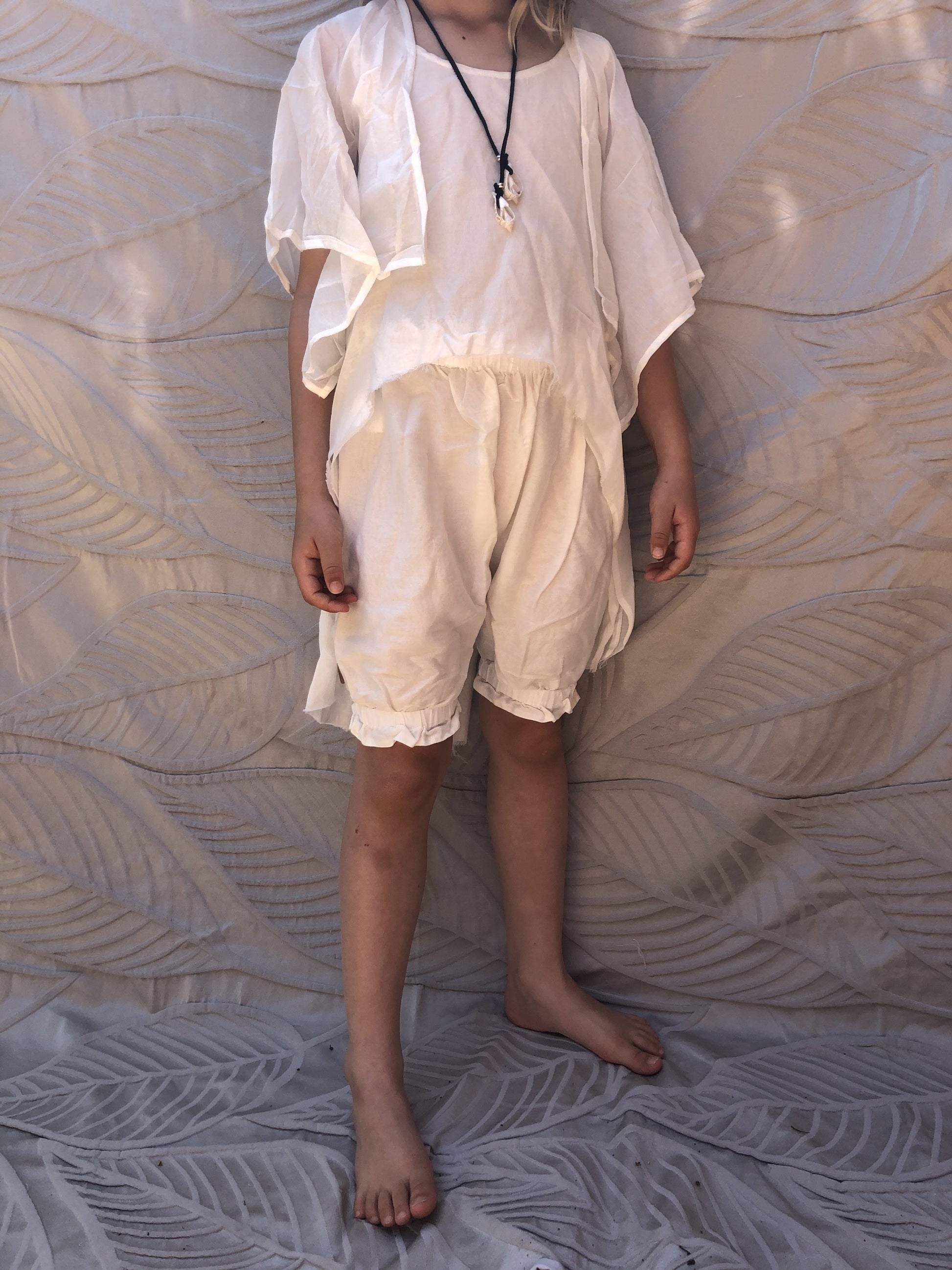 NEW Pinch and Spoon Silk/Cotton Bolero Nude