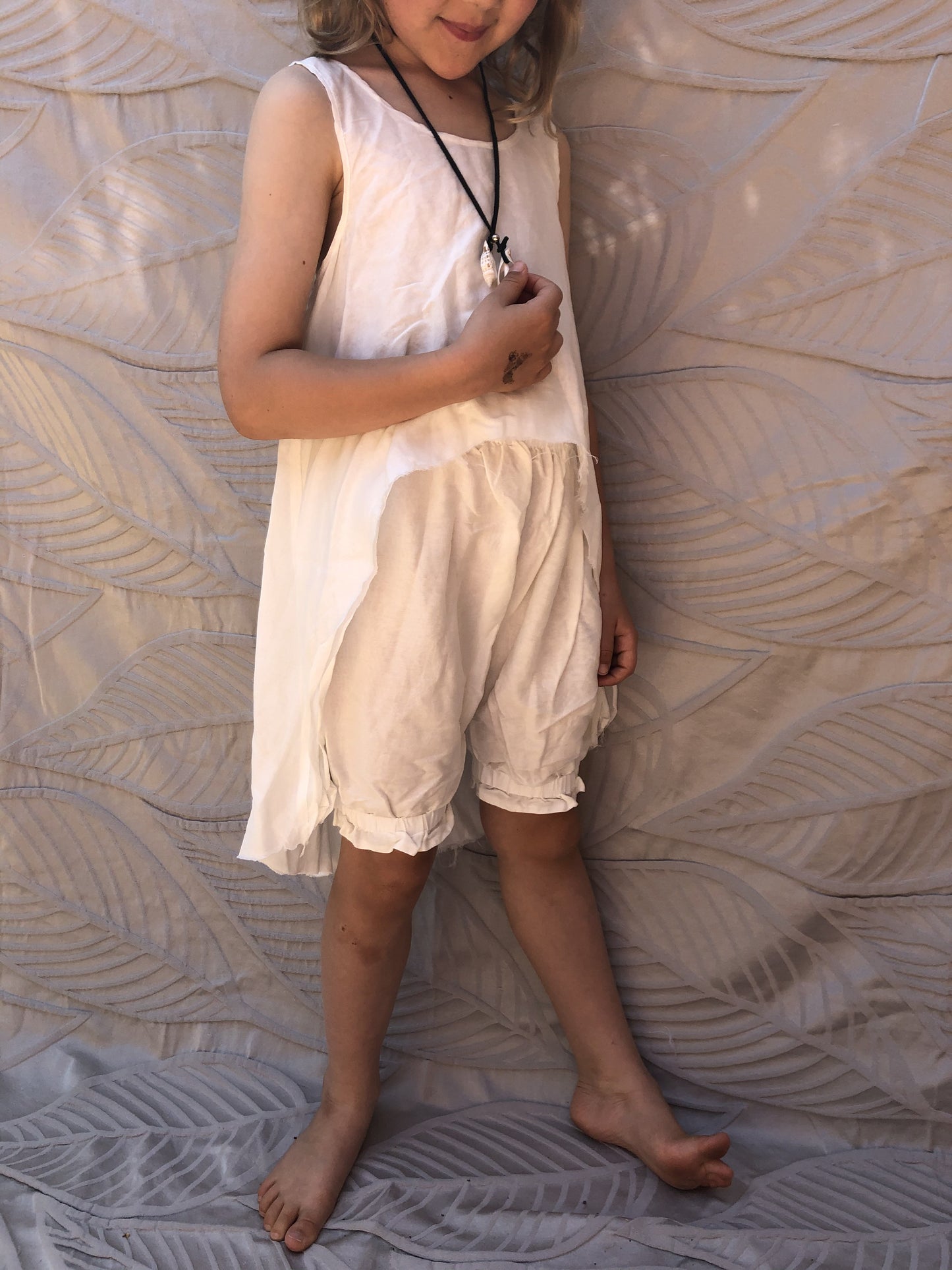 NEW Pinch and Spoon Silk/Cotton Livvy Long Back Top Nude