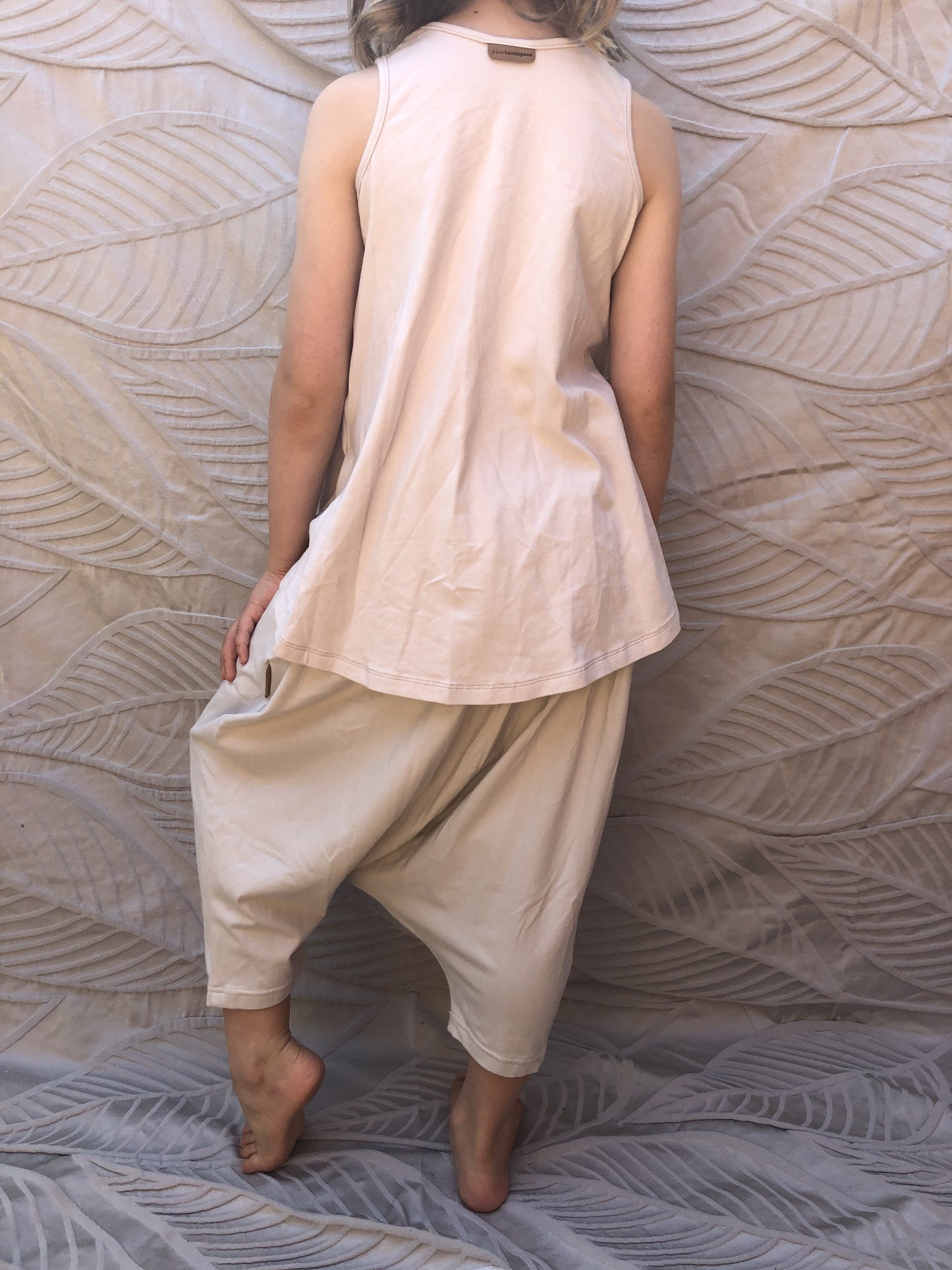 NEW Pinch and Spoon Size 8 Long Back Tank Grey