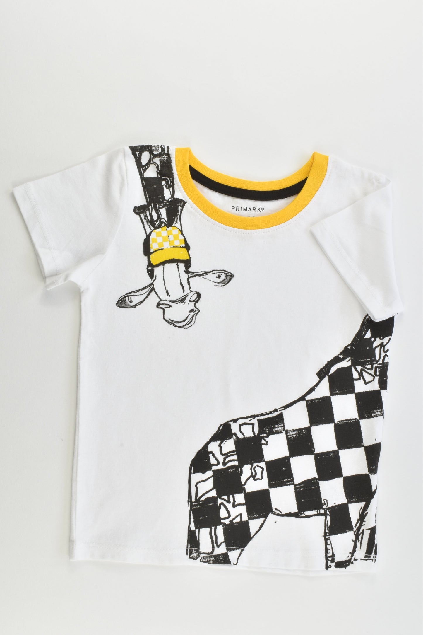 NEW Primark Size 3 (24-36 months, 98 cm) Giraffe T-shirt