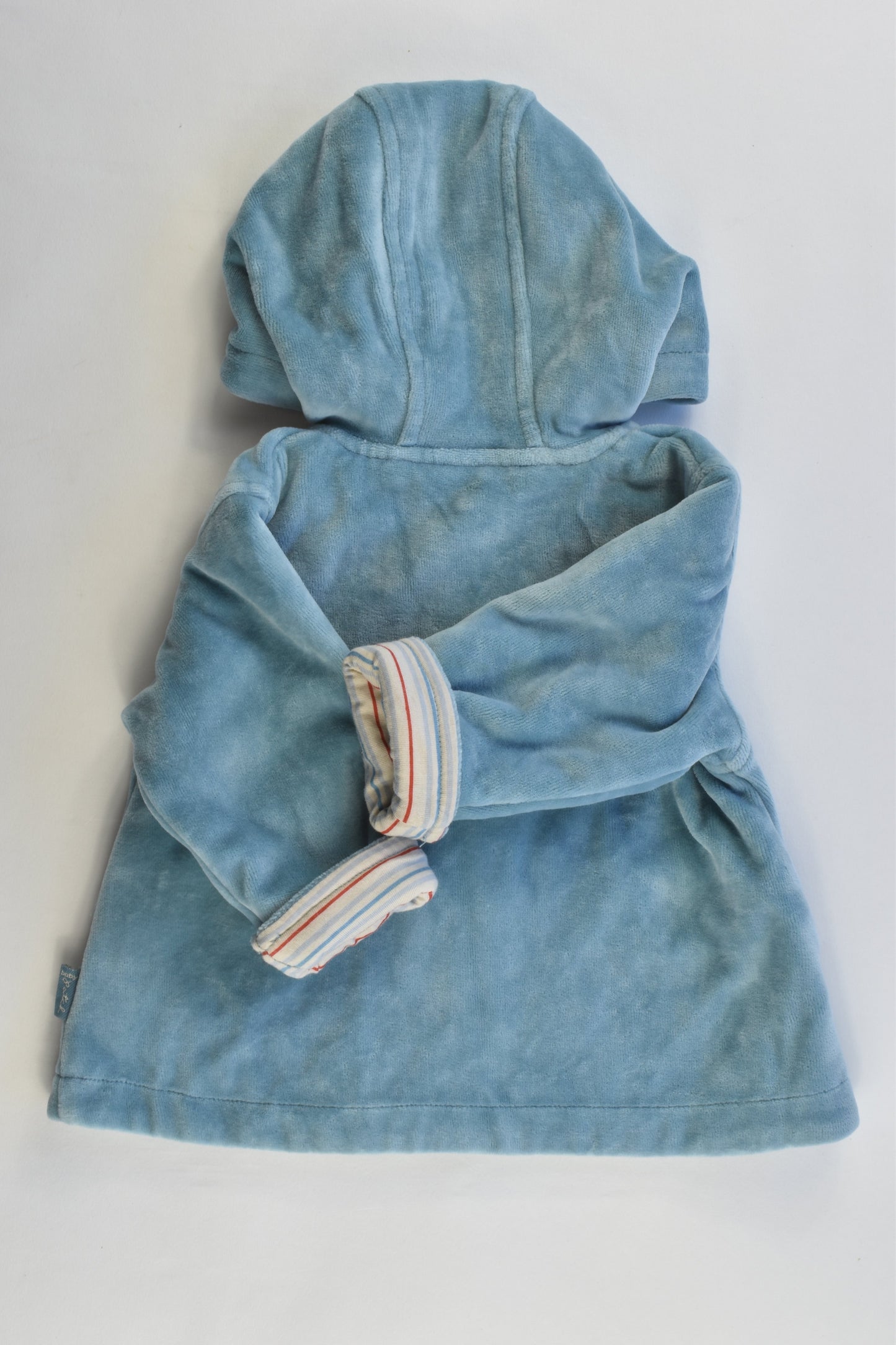 NEW Pumpkin Patch Size 0-3 months (000) Giraffe Lined Velour Hooded Jumper