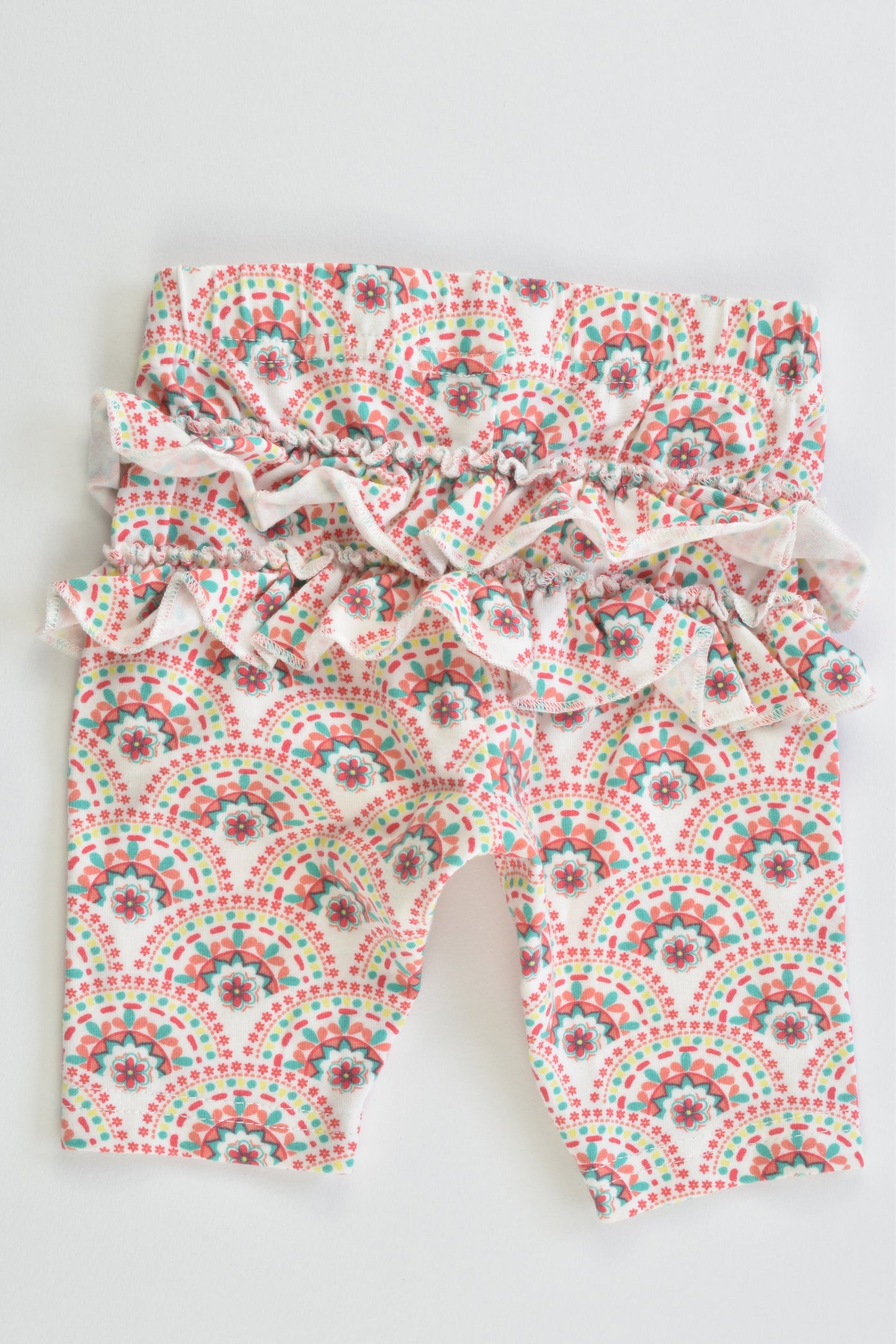 NEW Pumpkin Patch Size 0-3 months (000) Ruffle Back Rainbow Pants