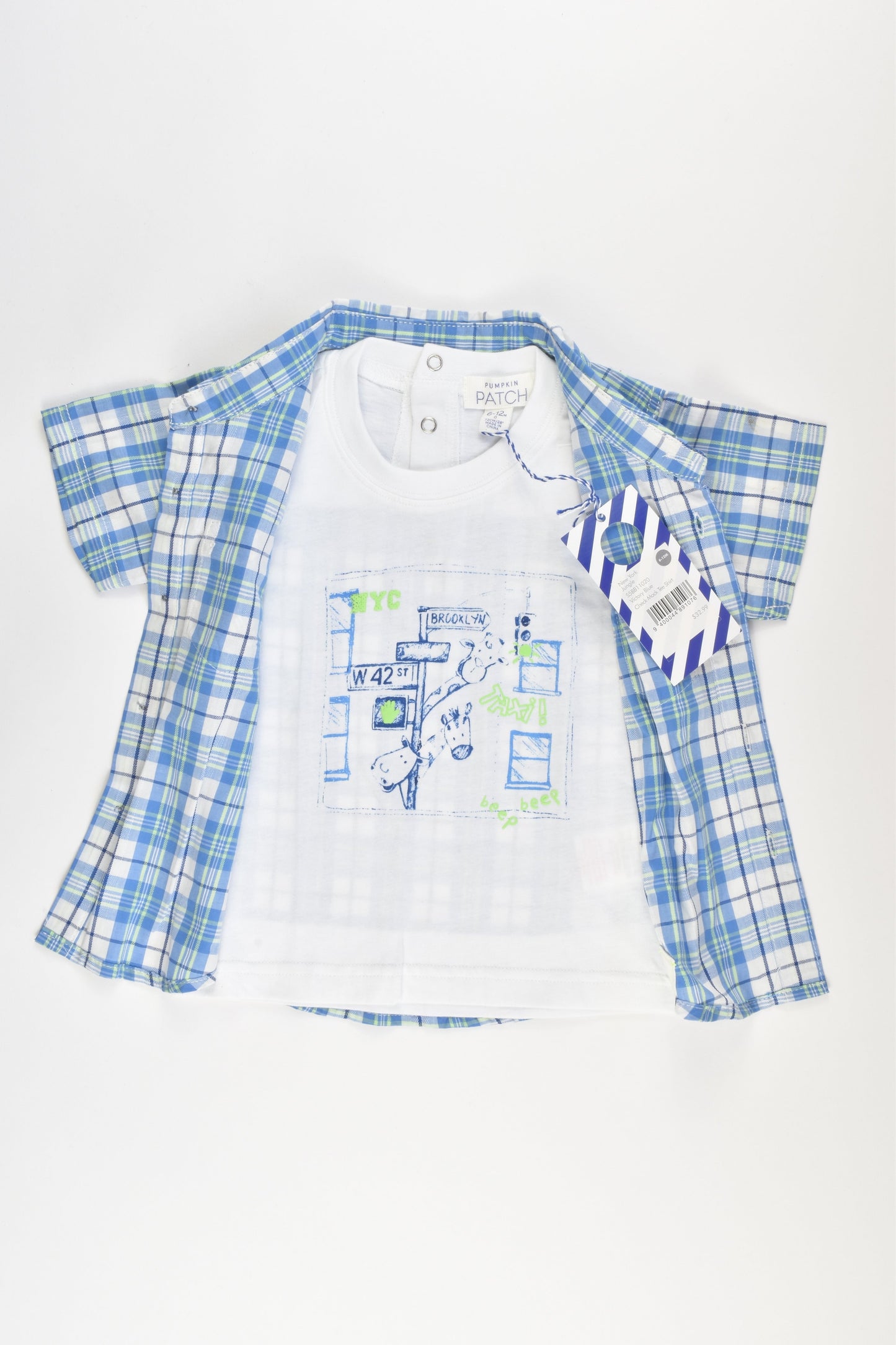 NEW Pumpkin Patch Size 0 Collared Shirt