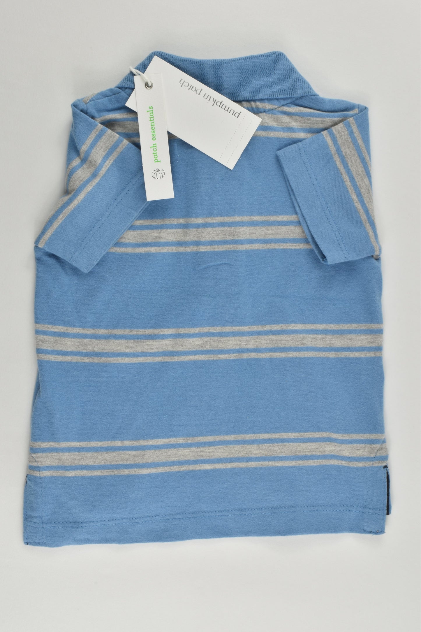 NEW Pumpkin Patch Size 000 (0-3 months, 62 cm) Collared T-shirt
