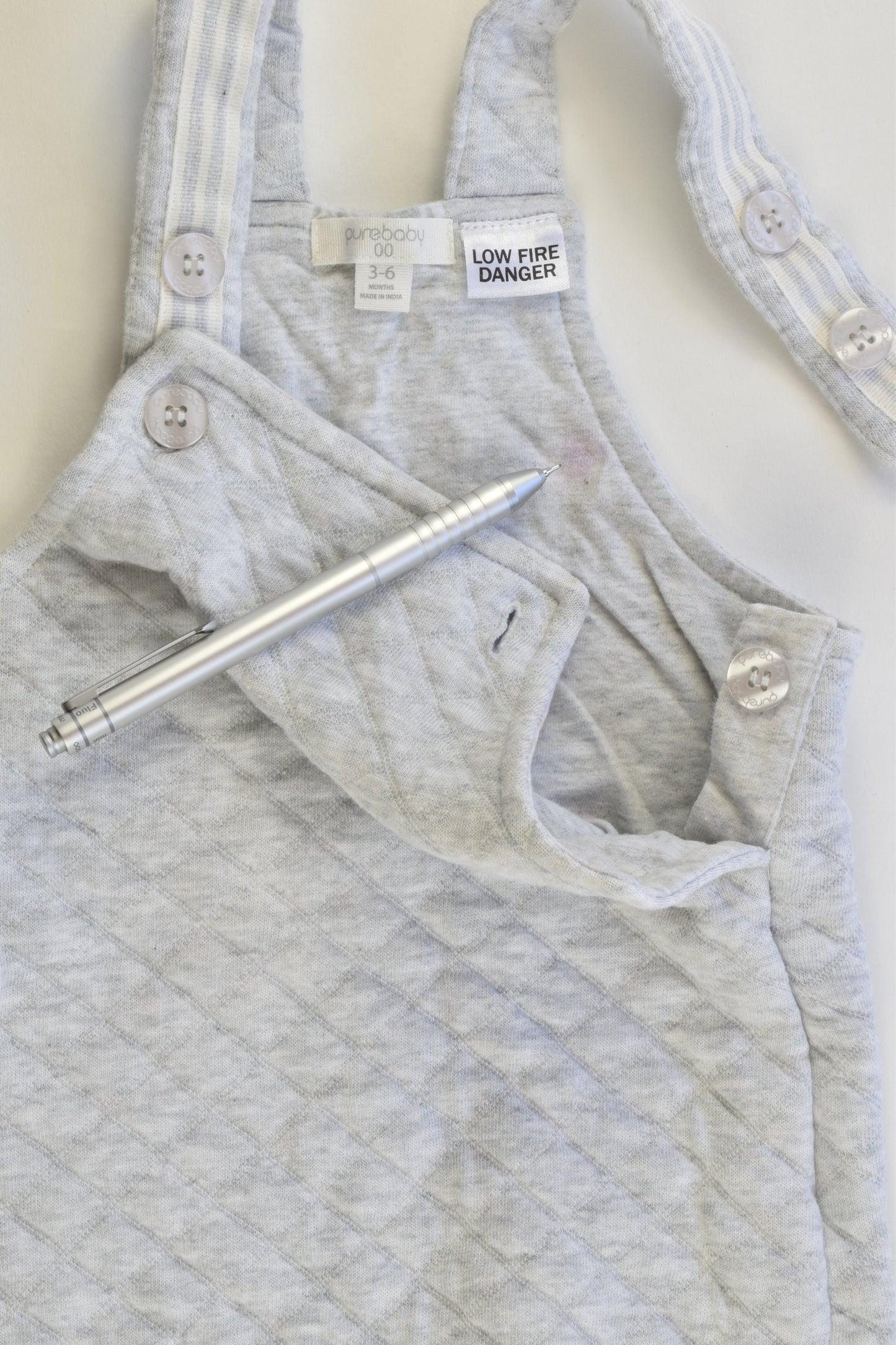 NEW Purebaby Size 00 (3-6 months) Winter Overalls