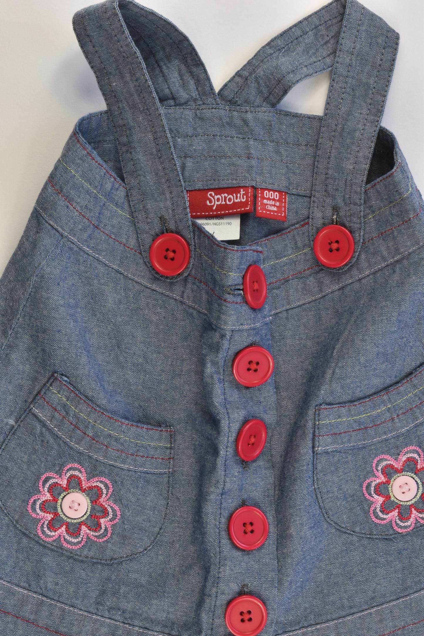 NEW Sprout Size 000 Soft Denim Dress