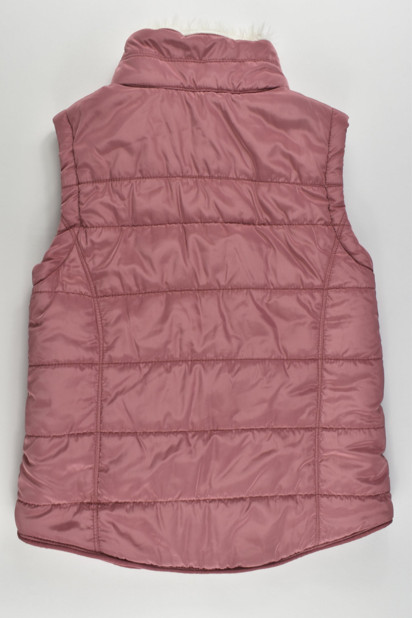 NEW Tilii Size 9 Puffer Vest with Fur Collar