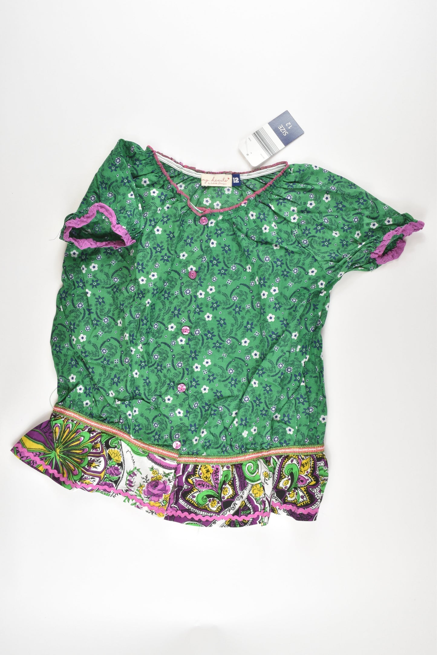 NEW Young Hearts Size 12 Top