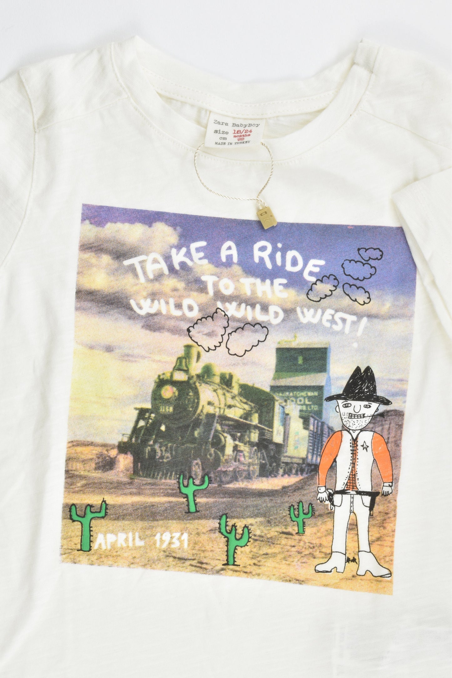 NEW Zara Size 18/24 months (92 cm) T-shirt