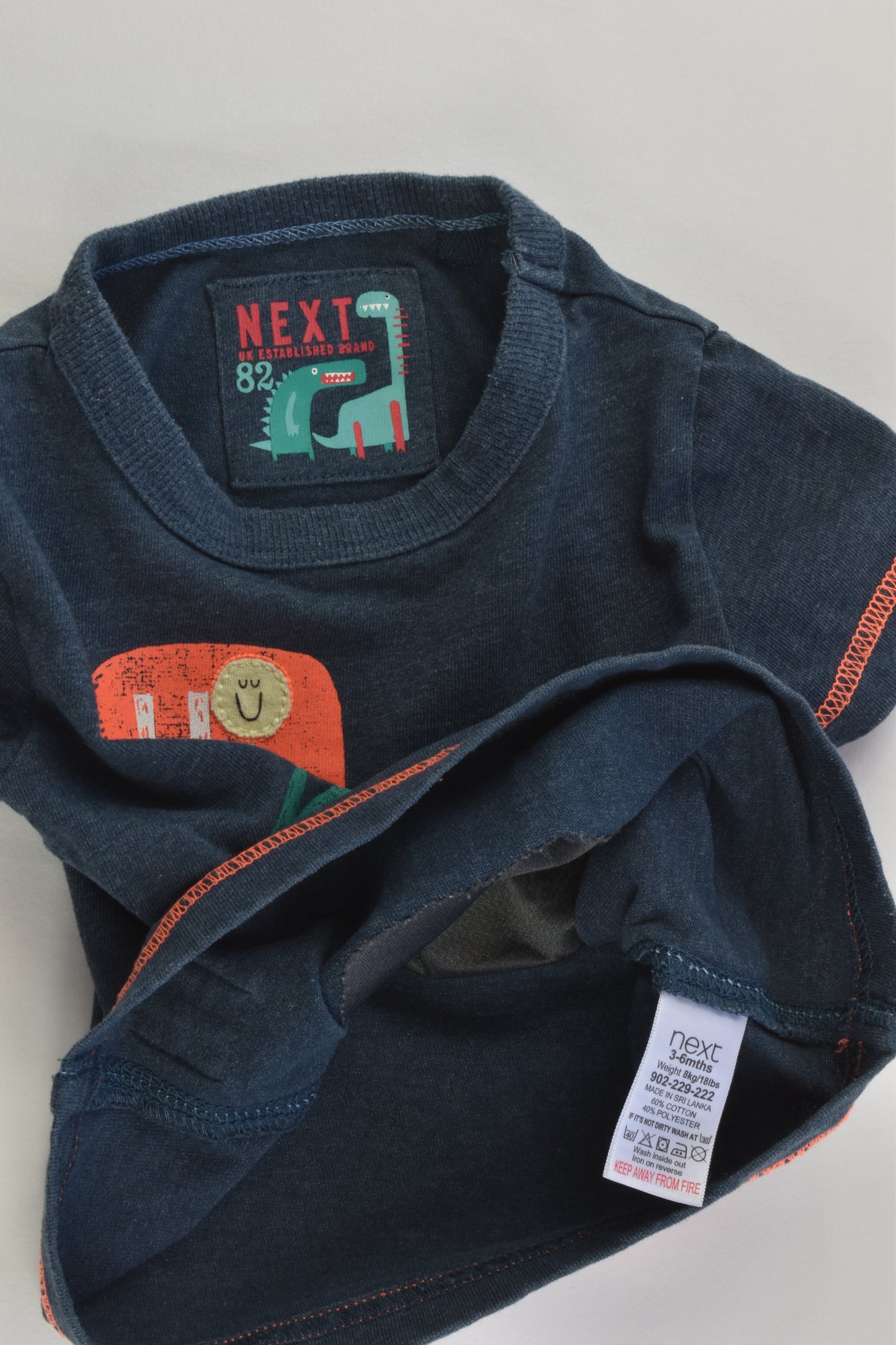 Next Size 00 (3-6 months) 'Hi, Go, Fun, Play, Roooar' T-shirt