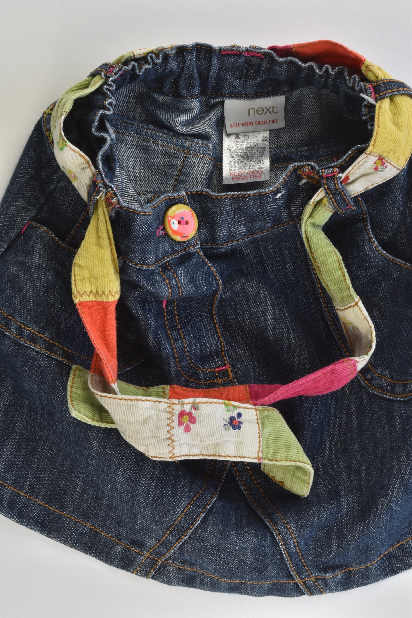 Next Size 2 (18-24 months, 92 cm) Denim Skirt