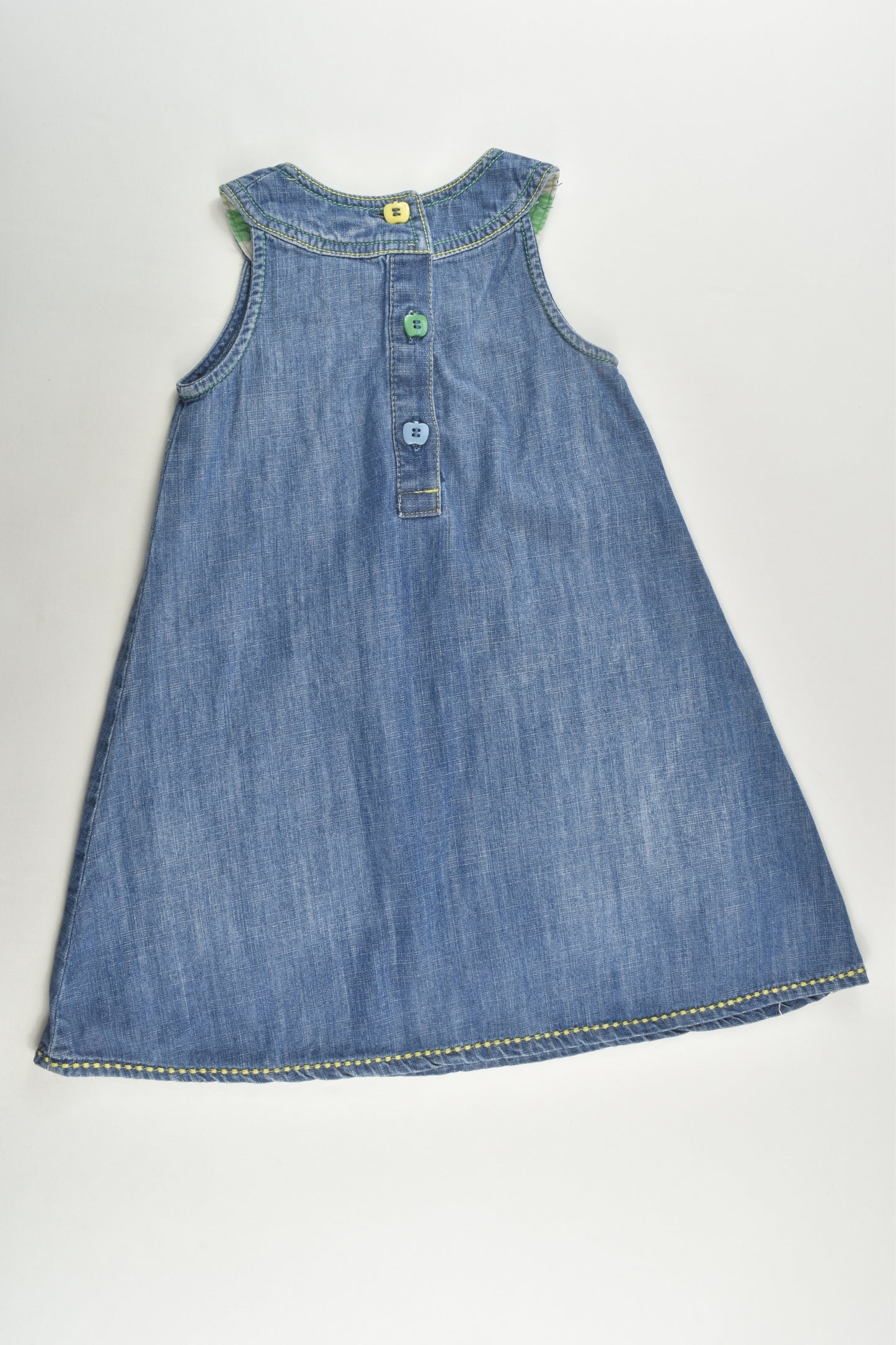 Next Size 2-3 (98 cm) Apple Pockets Denim Dress