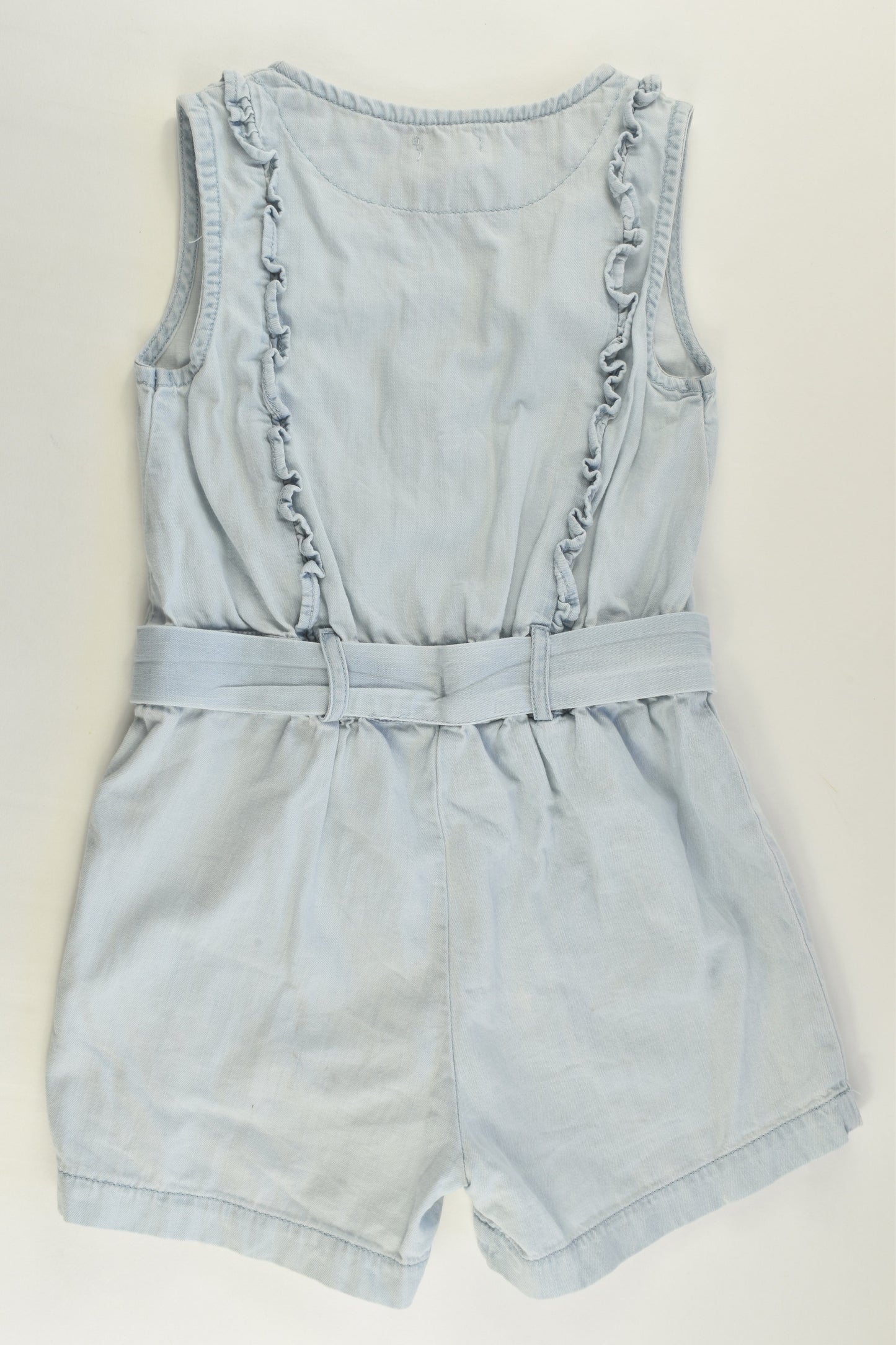 Next Size 3-4 (104 cm) Lightweight Short Denim Playsuit