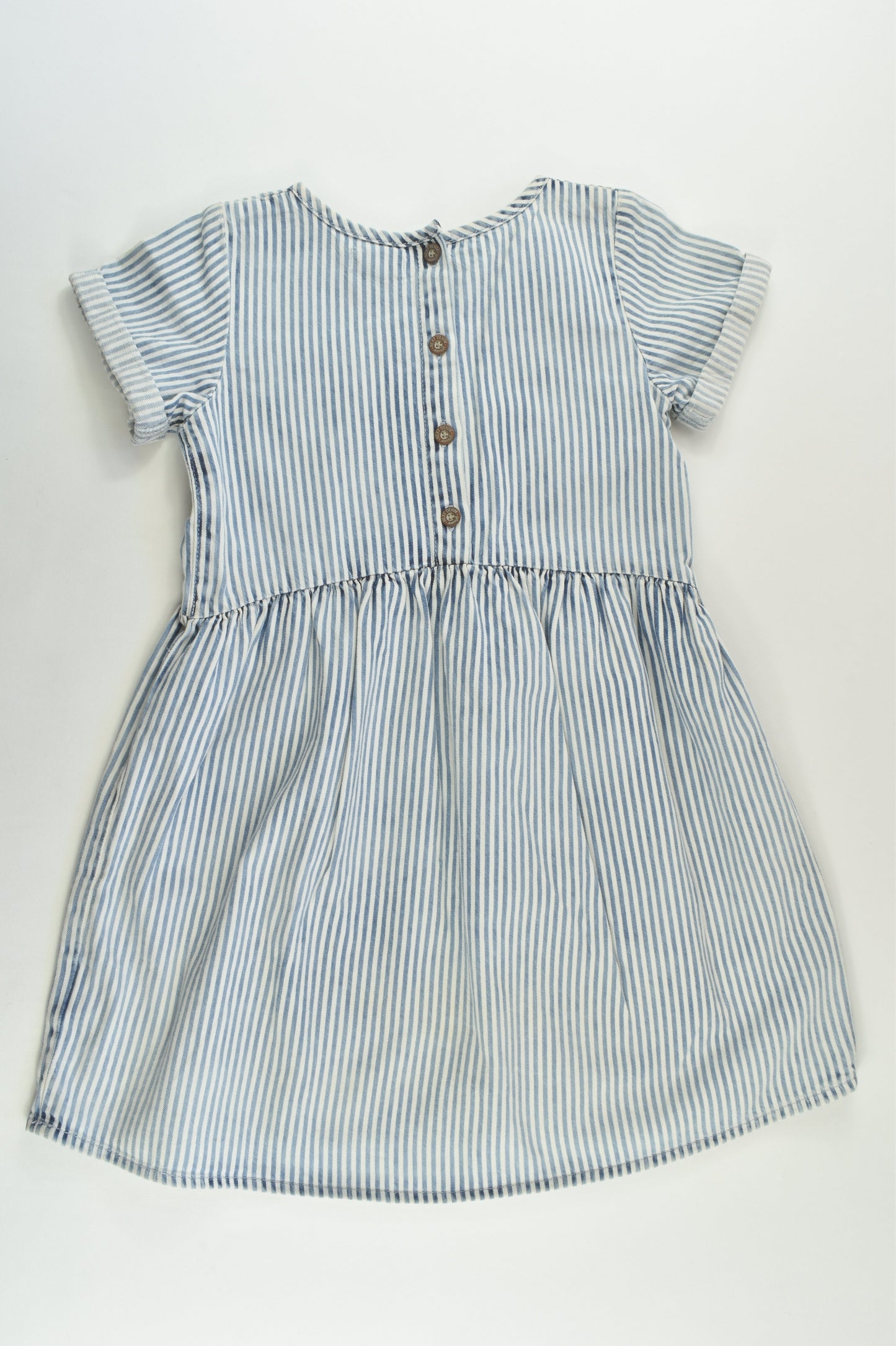 Next Size 4-5 (110 cm) Striped Denim Dress