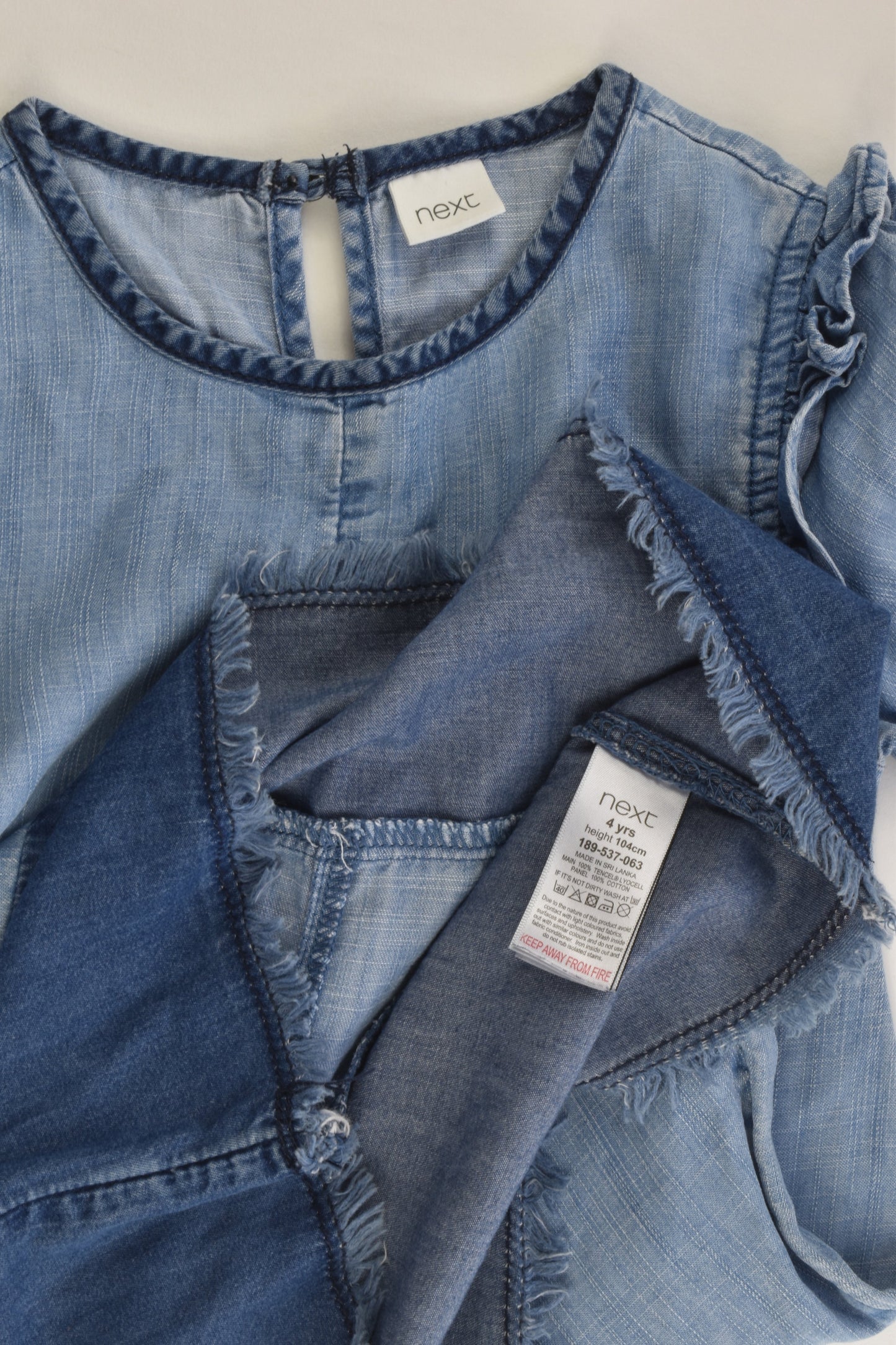 Next Size 4 Lightweight Denim Dress