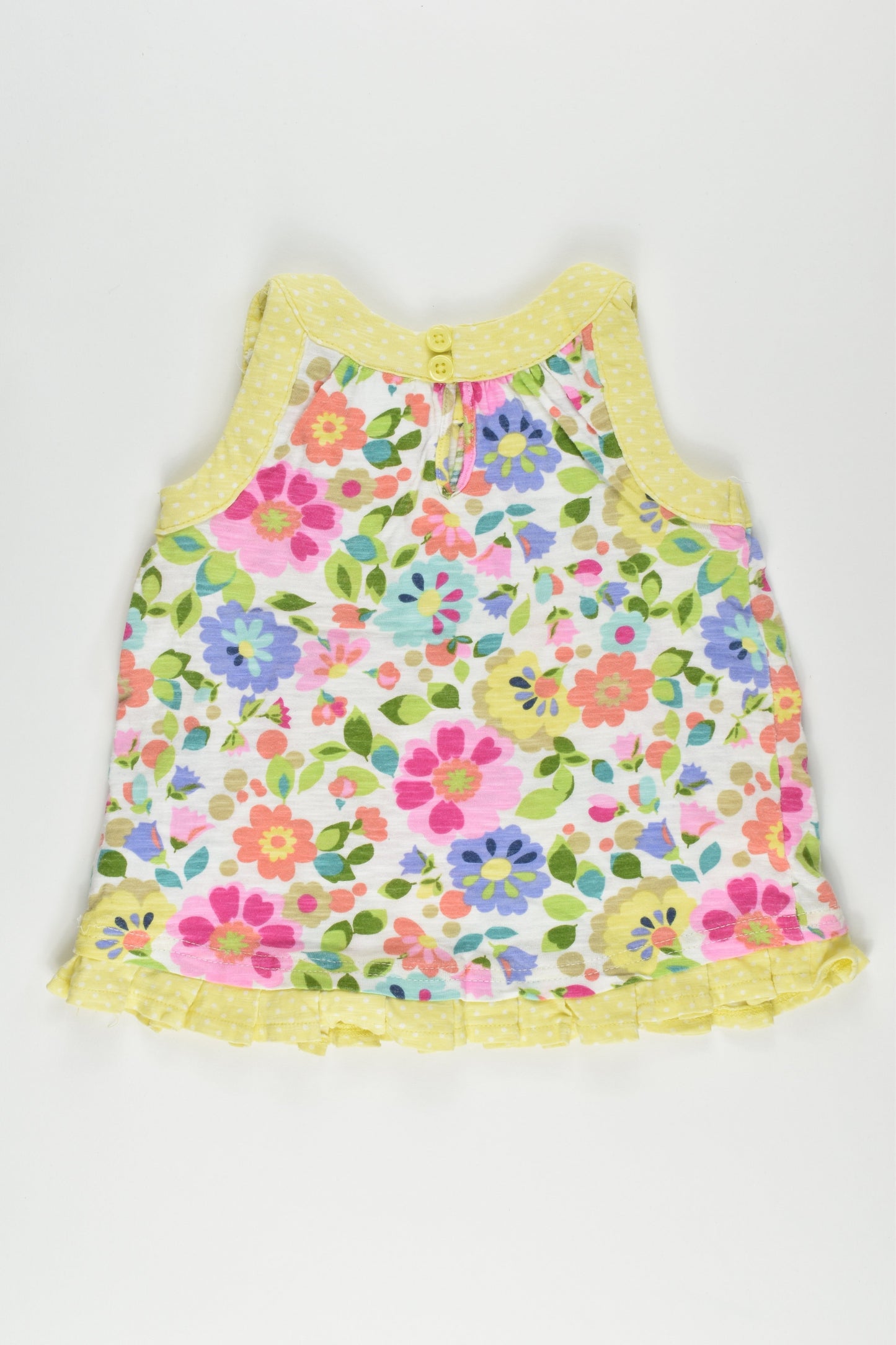 Next Size 6-9 months Floral Blouse/Tunic