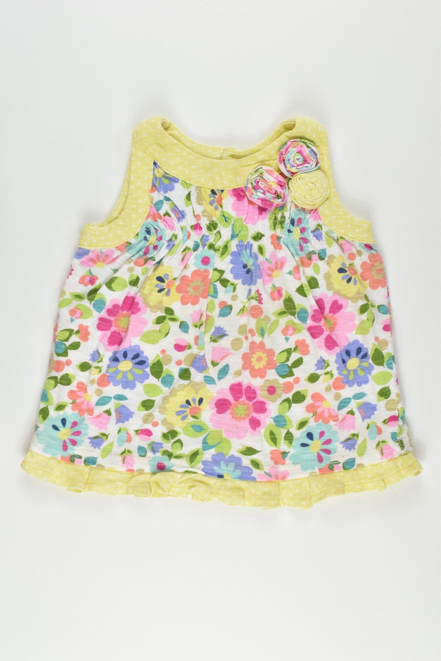 Next Size 6-9 months Floral Blouse/Tunic