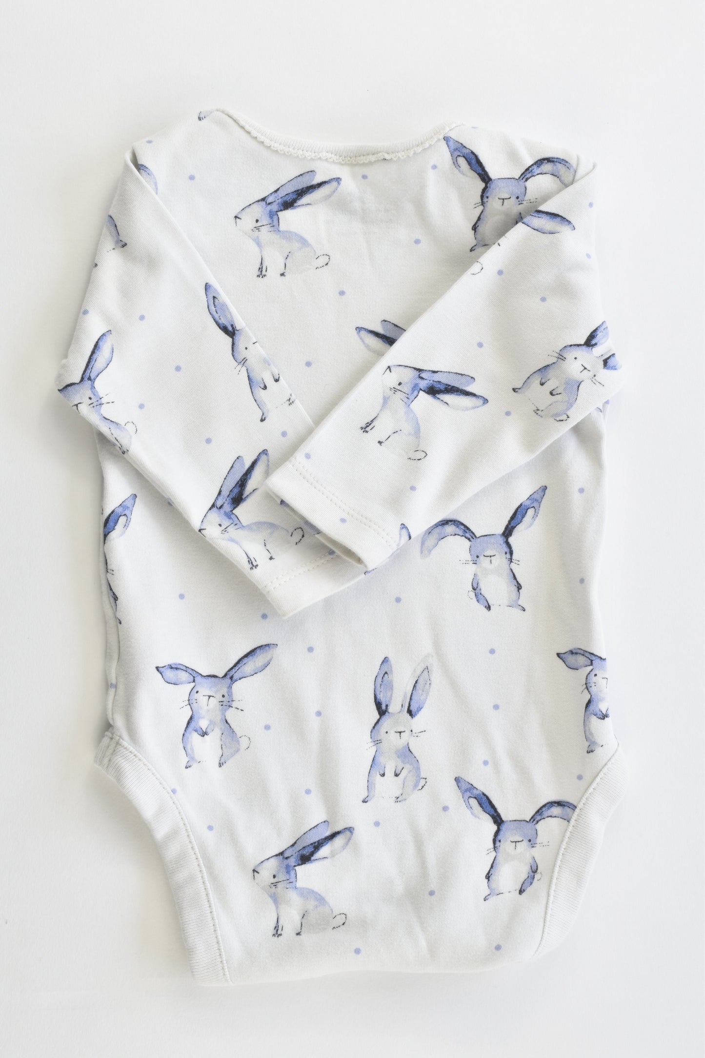 Next (UK) Size 00 (3-6 months) Bunnies Bodysuit
