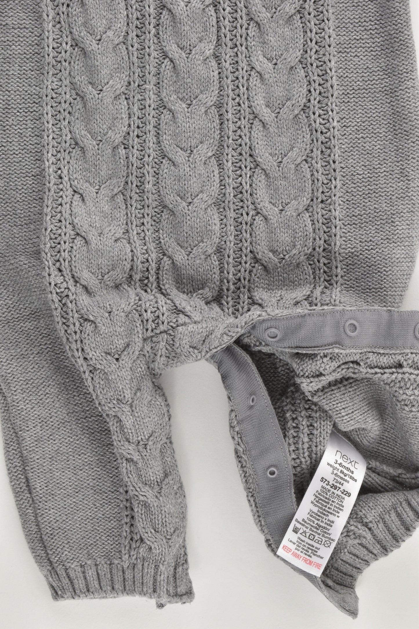 Next (UK) Size 00 (3-6 months) Knitted Onesie