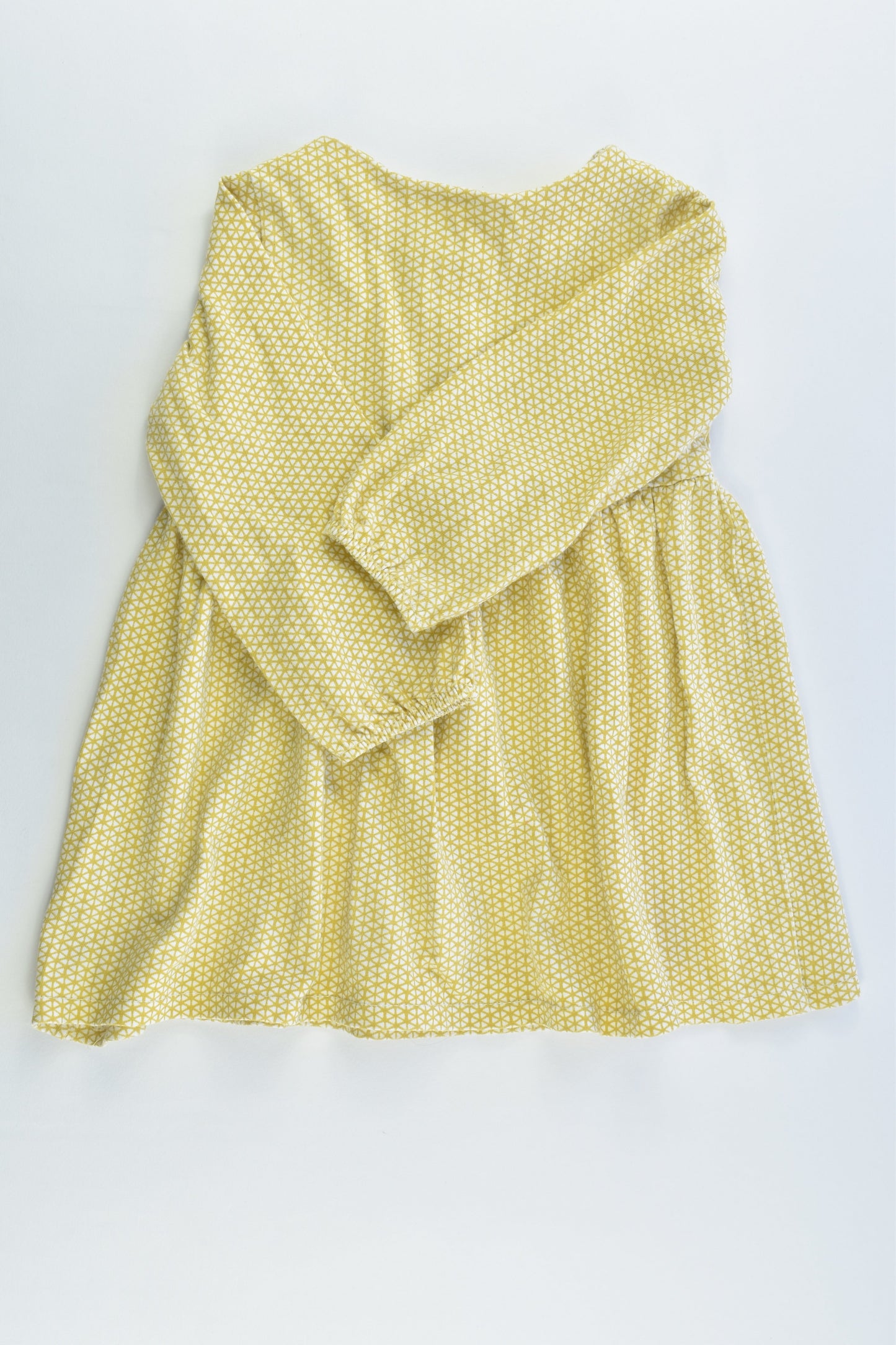 Next (UK) Size 1 (12-18 months, 86 cm) Mustard Dress