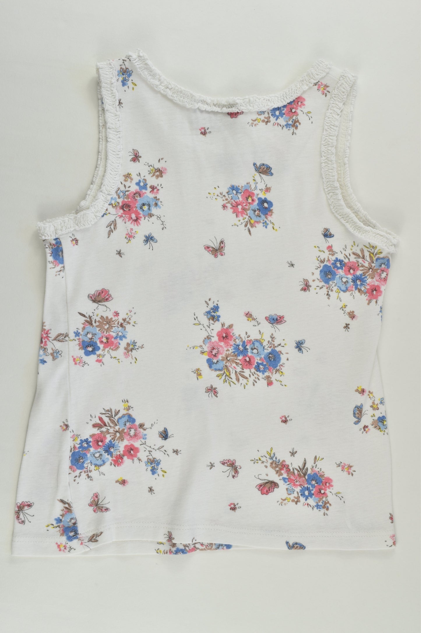 Next (UK) Size 4-5 (110 cm) Floral Tank Top