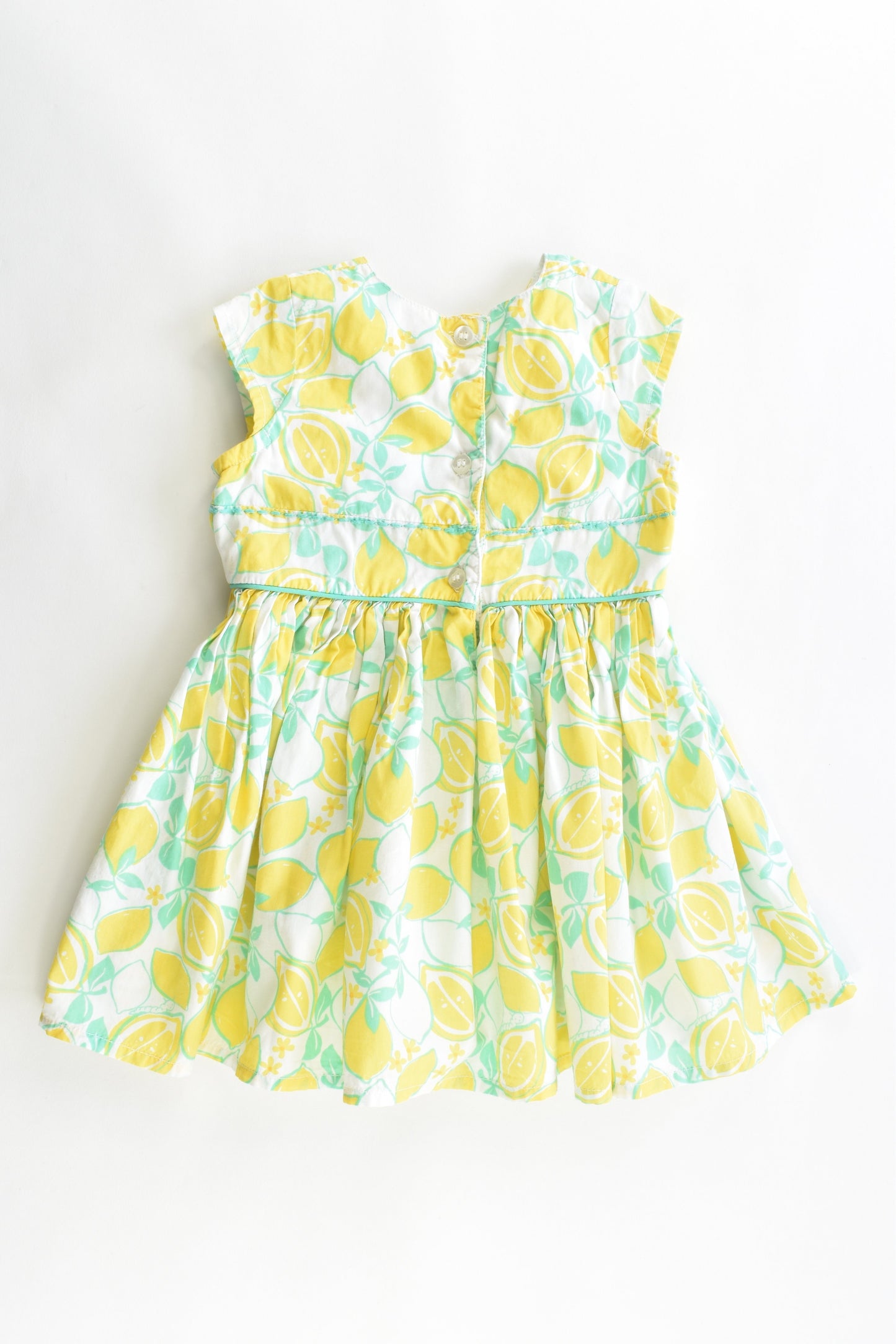 Next UK Size 6-9 months Lemon Dress