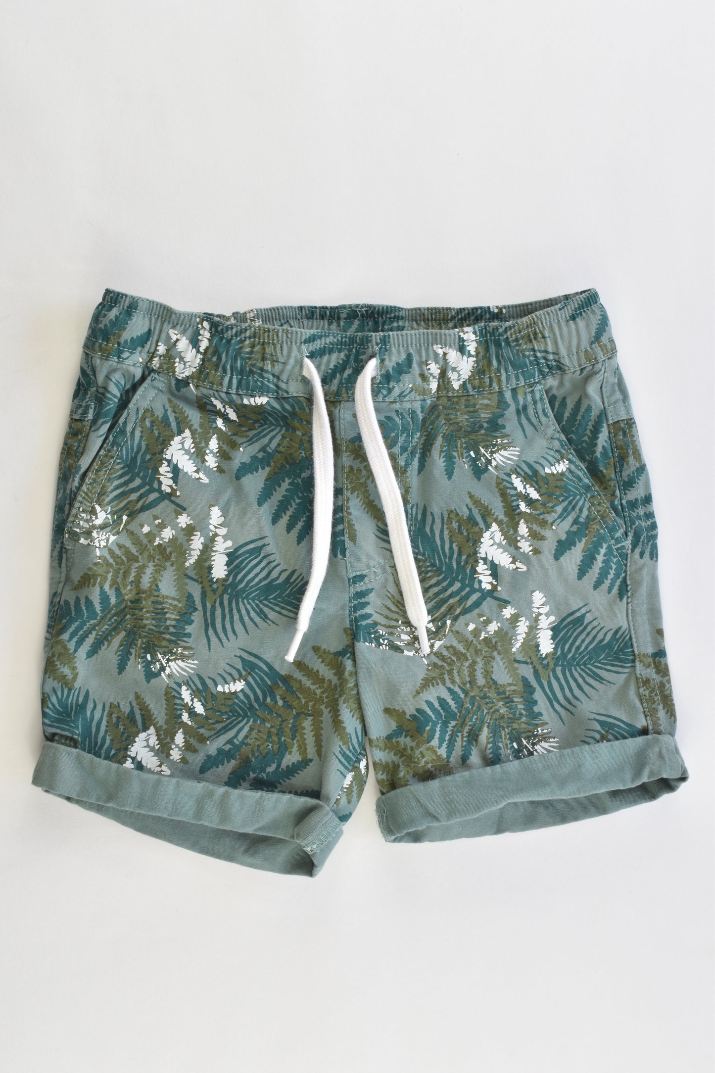 NG Size 3 Leaves Cotton Shorts