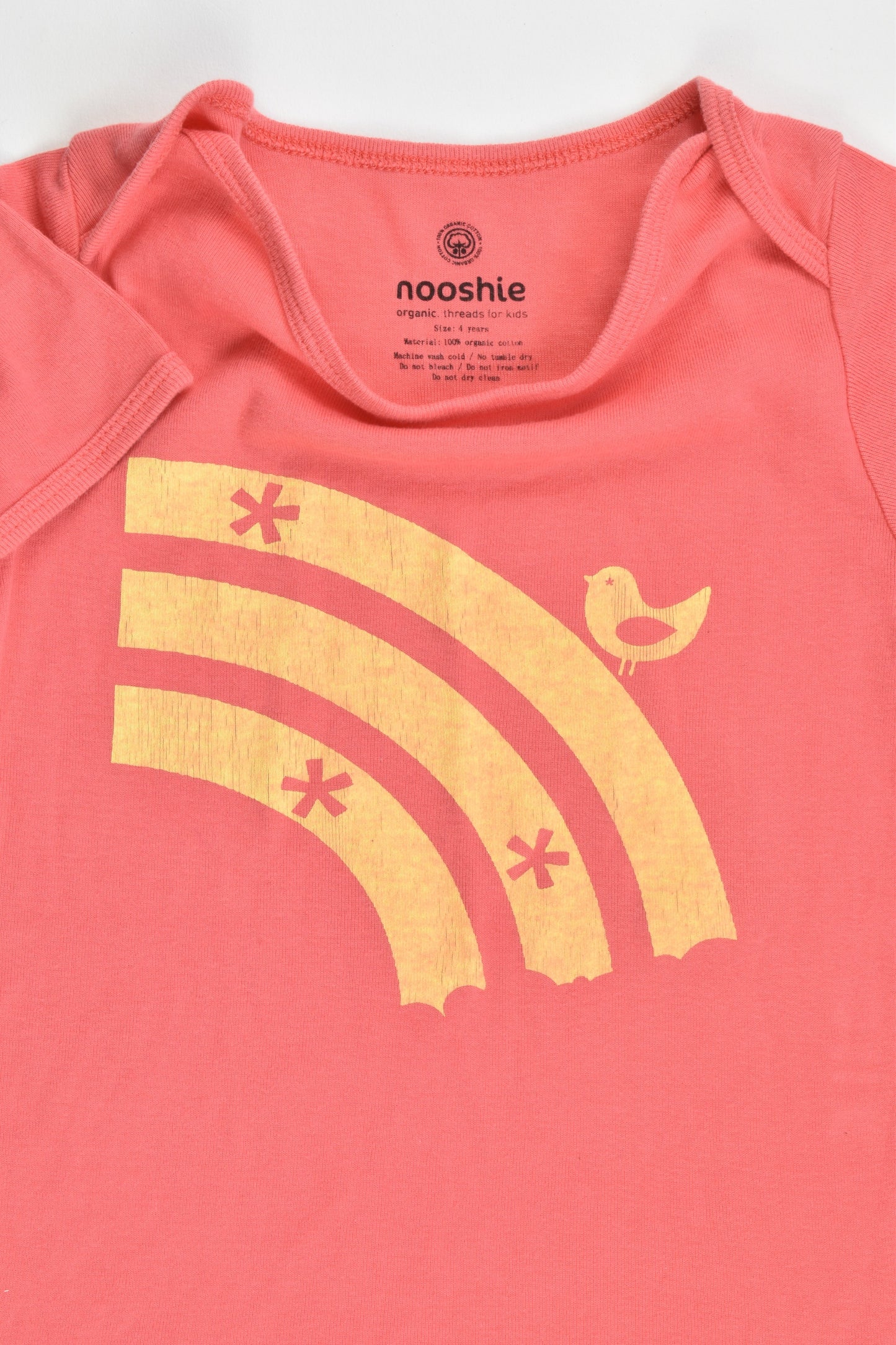 Nooshie Organic Size 4 T-shirt