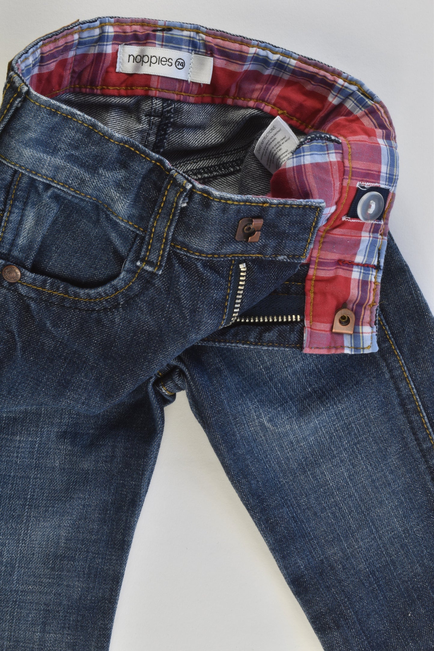 Noppies Size 0 (74 cm) Denim Pants