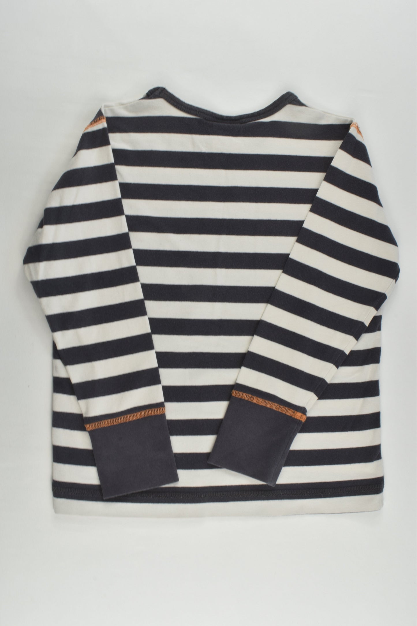 Nosh Organics Size 5-6 (110/116 cm) Striped Camera Top
