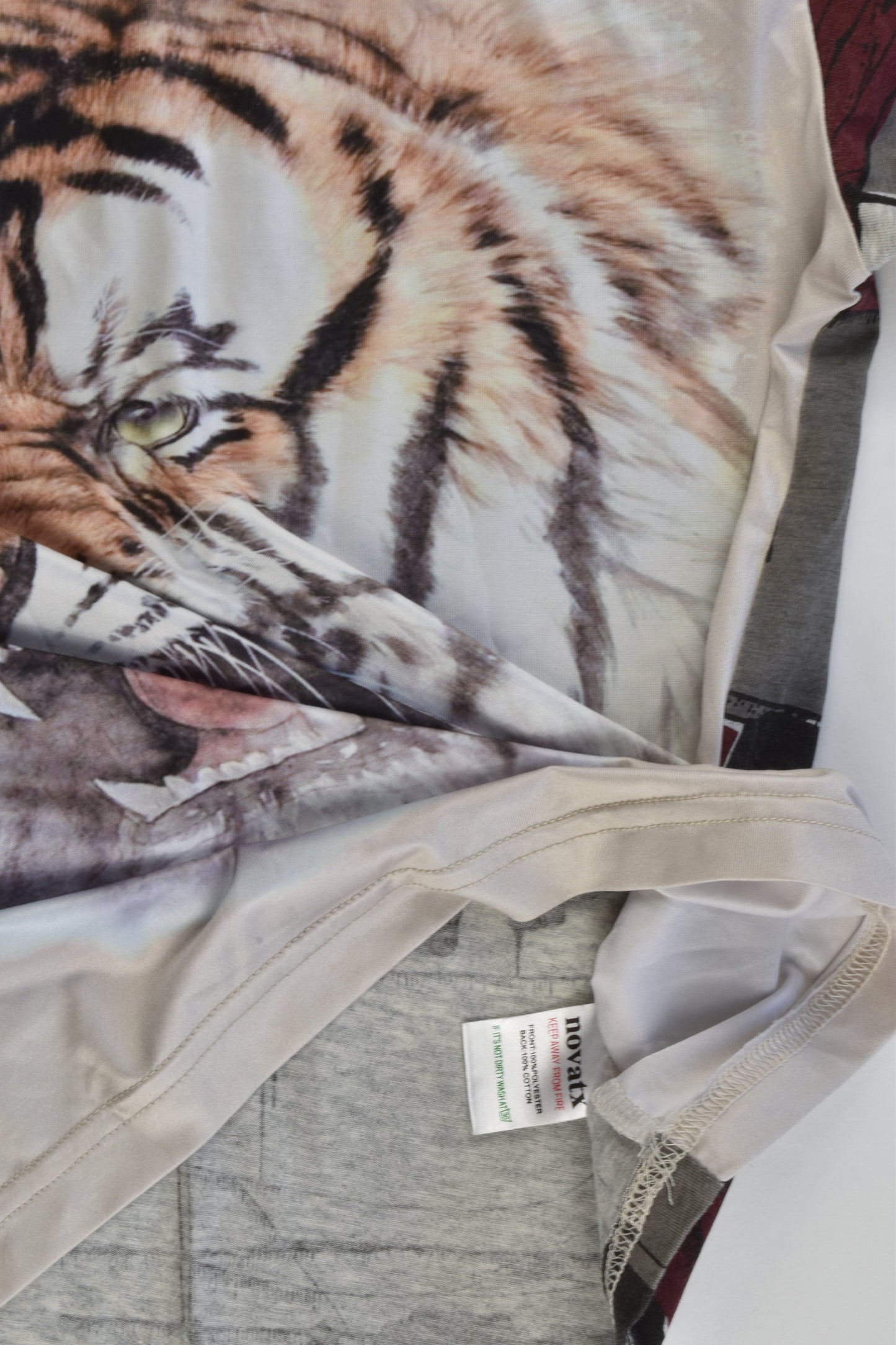 Novatx Size 4-5 (110 cm) Tiger T-shirt