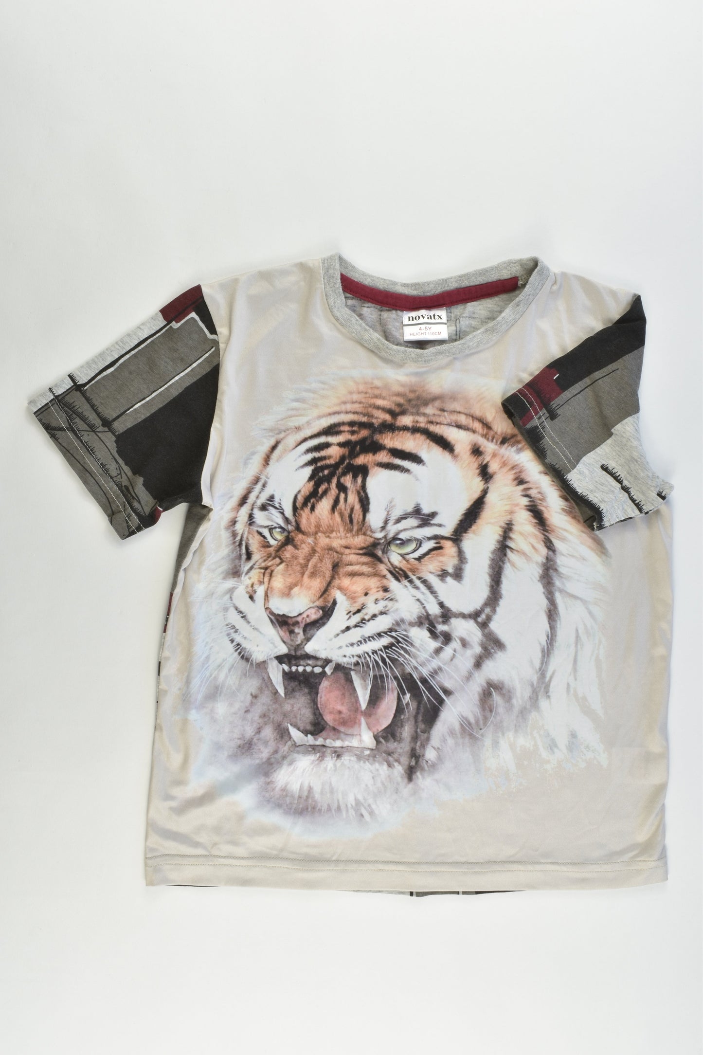 Novatx Size 4-5 (110 cm) Tiger T-shirt